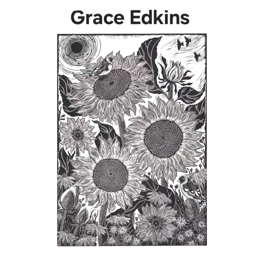 It's time for a massive #mondaymaker welcome to new trail artist - Grace Edkins @graceedkinsstudio

Grace, tell us a bit about yourself &amp; your practice...

What type of Printmaking do you favour?

&quot;I am an artist printmaker specialising in w