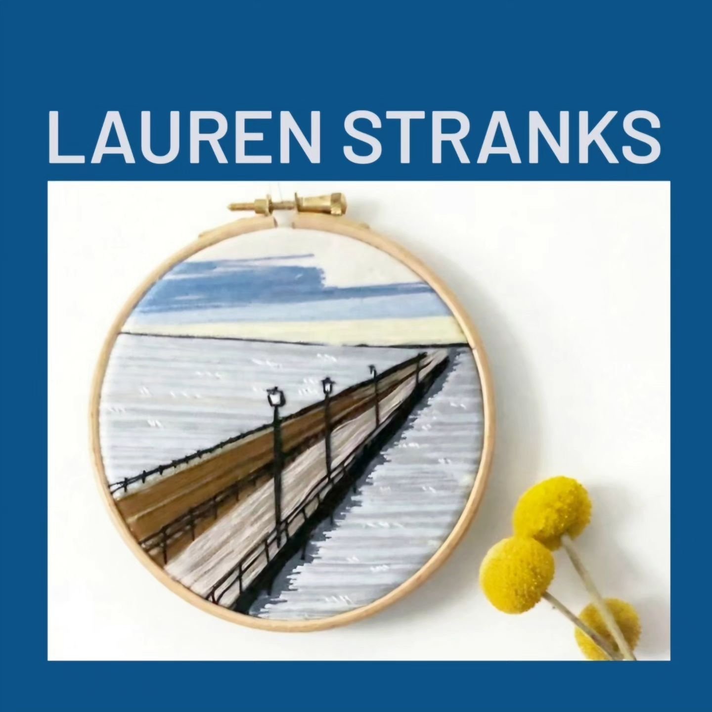 This artist elevates stitching to a new level with her superb architectural eye! Meet Lauren Stranks @littleleighstitchery. A very happy Lauren will be found in her second home @thedressmakerfabrics venue No. 26.
.
Preview party Saturday 6th July 5pm