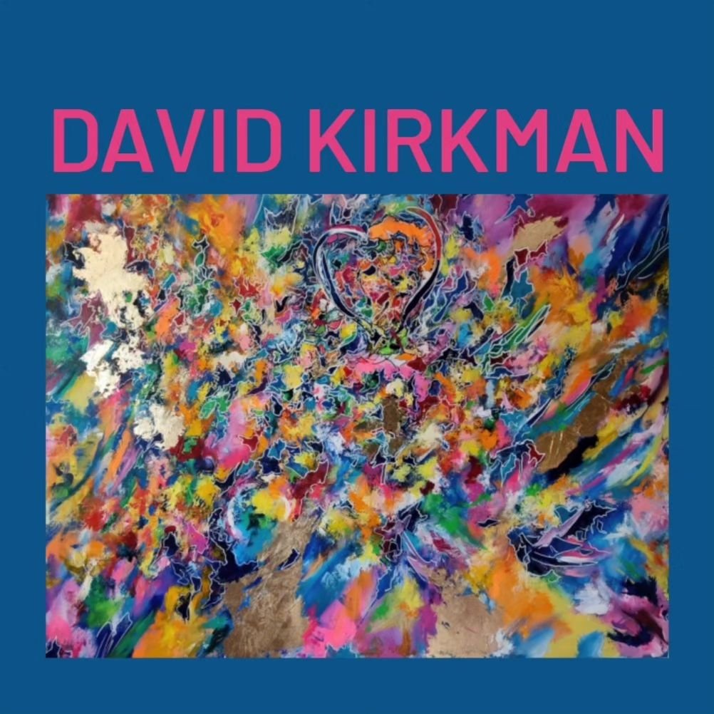 A bright sunny Saturday to our bright, vivid, and heartful abstract mixed media artist David Kirkman @dkirkmanart! He will be back at Venue No.5 @shoresalesandlettings
.
How did you become an artist?

My late Grandad, a local artist himself, introduc