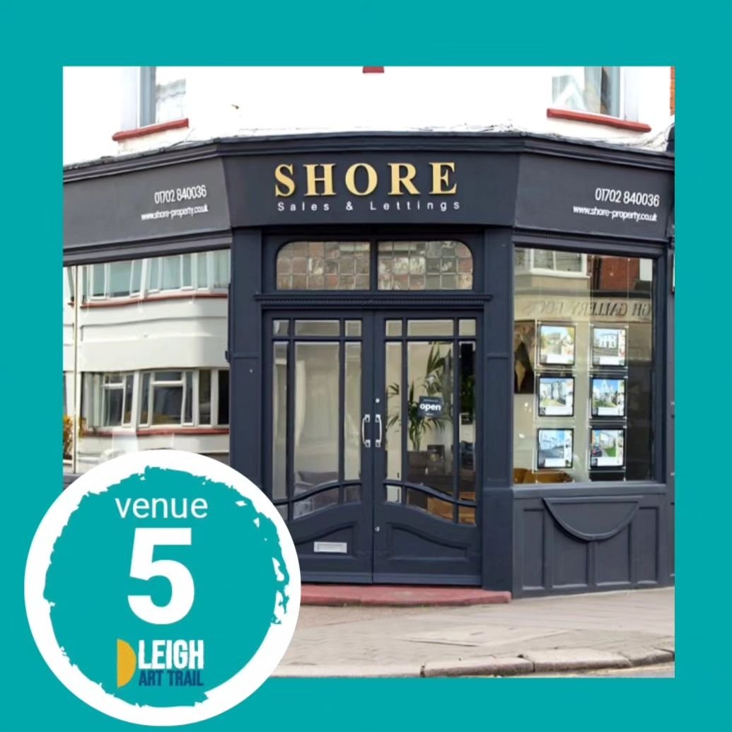 Meet our terrific Venue No.5 - Shore Sales &amp; Lettings @shoresalesandlettings. Find David @dkirkmanart and his vibrant artwork here on the Leigh Art Trail Sat 6th-Sun14th July.
.
Shore Sales &amp; Lettings is a local, family run estate &amp; prope