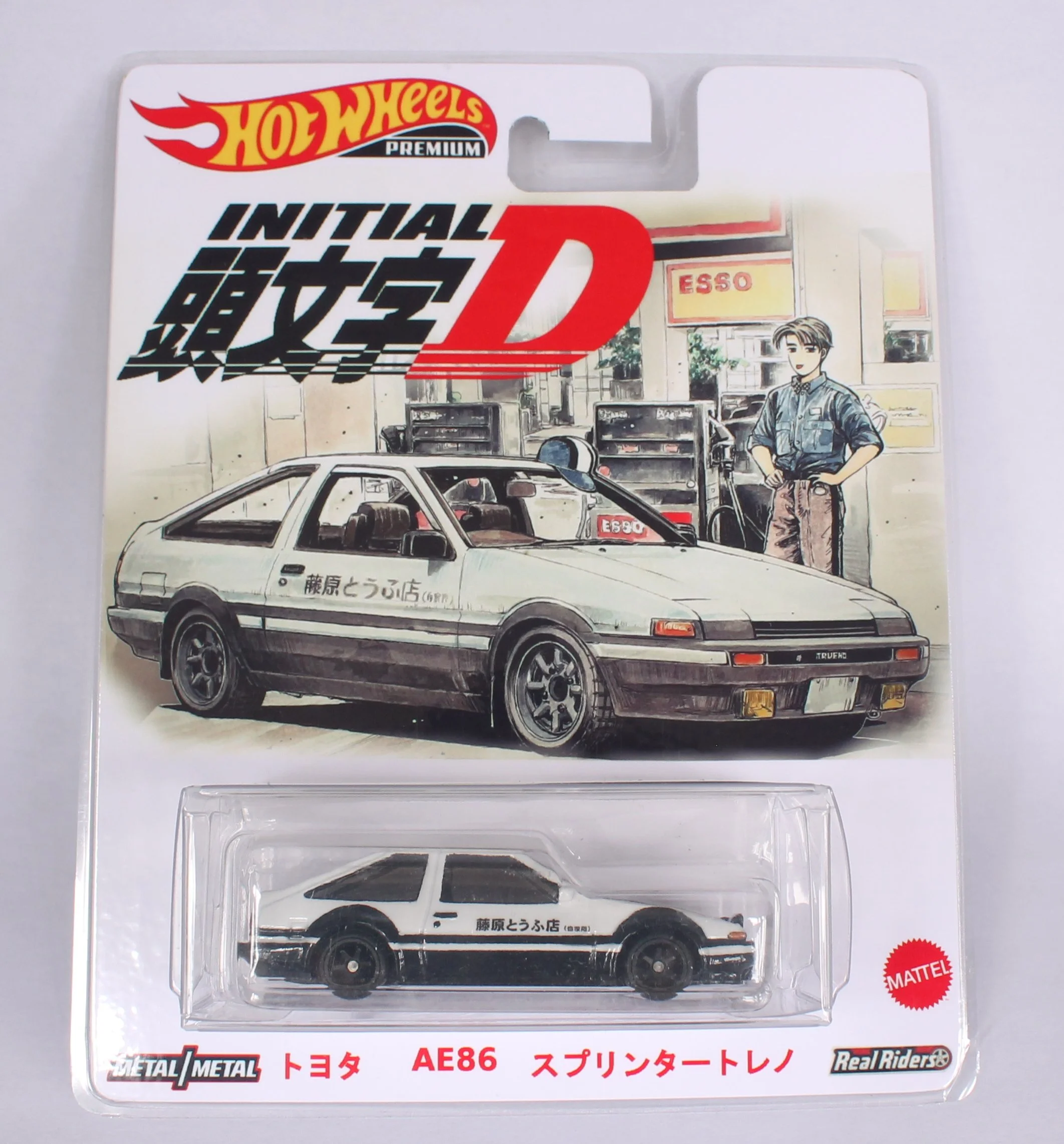 Initial D Toyota AE86 Hot Wheels Custom on Custom Card