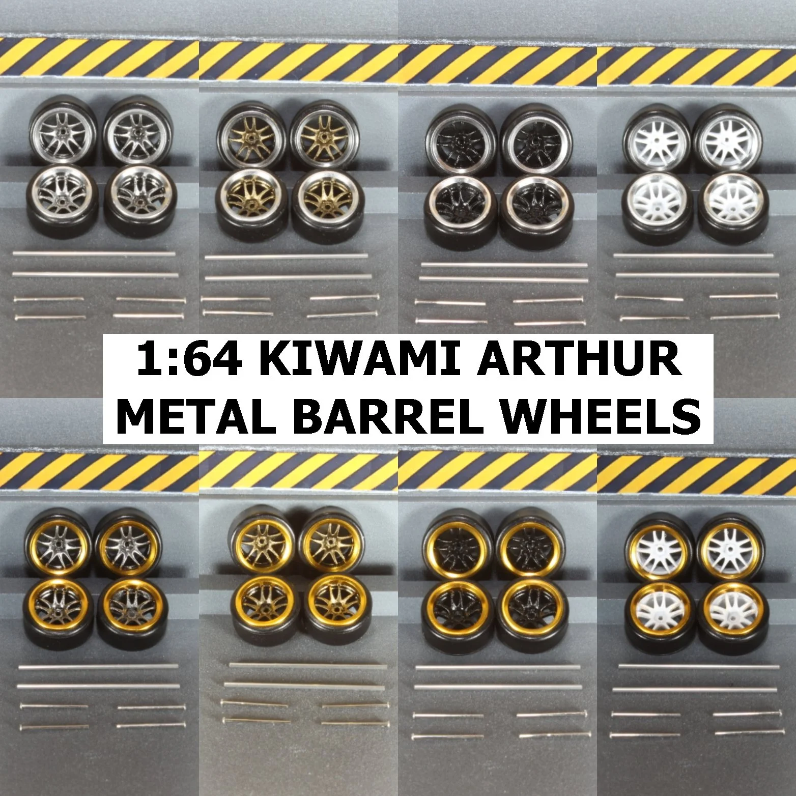 1:64 Kiwami Arthur Metal Barrel Wheels
