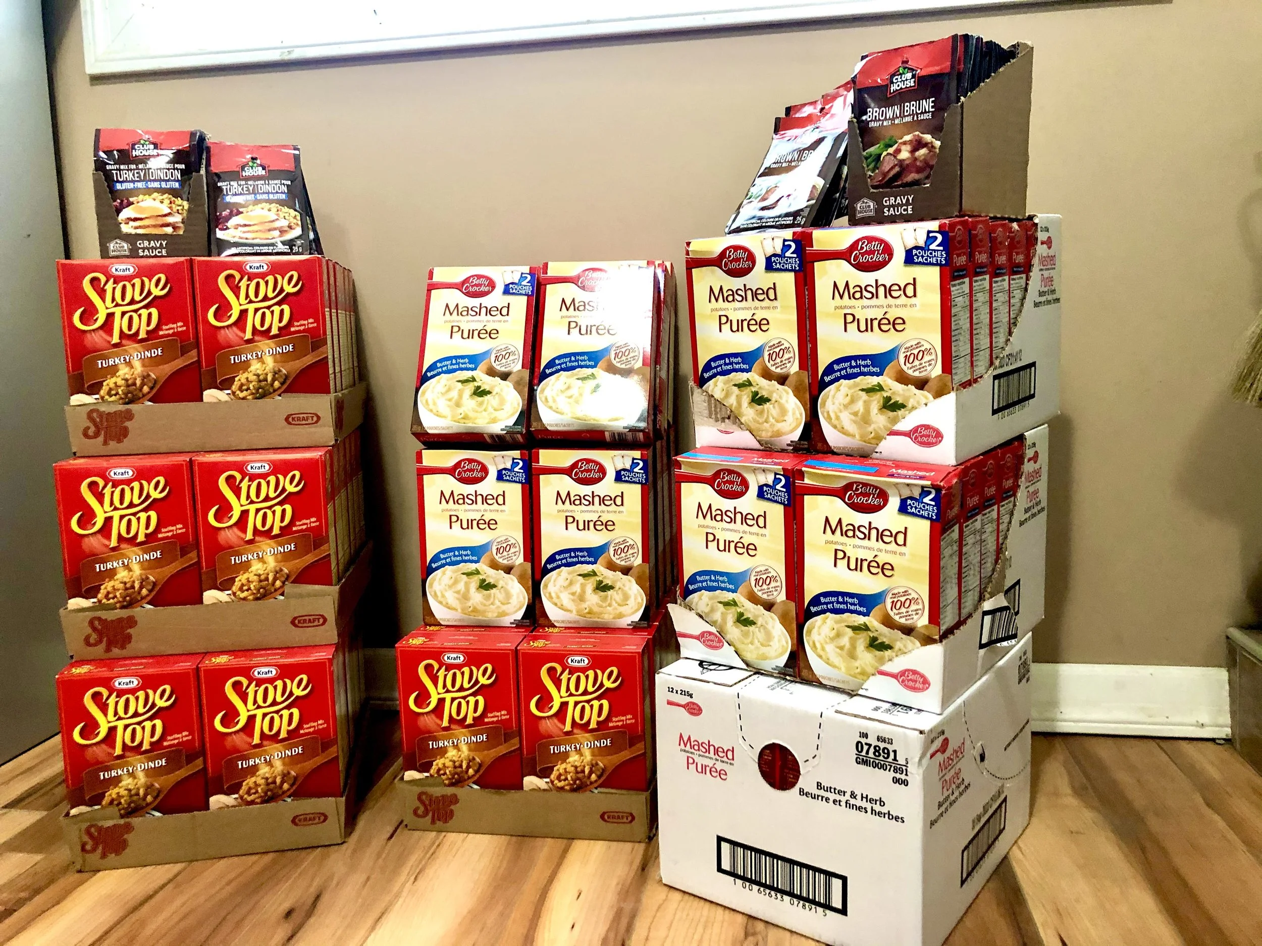 another donation made to Saddle Hills County Christmas food hamper program