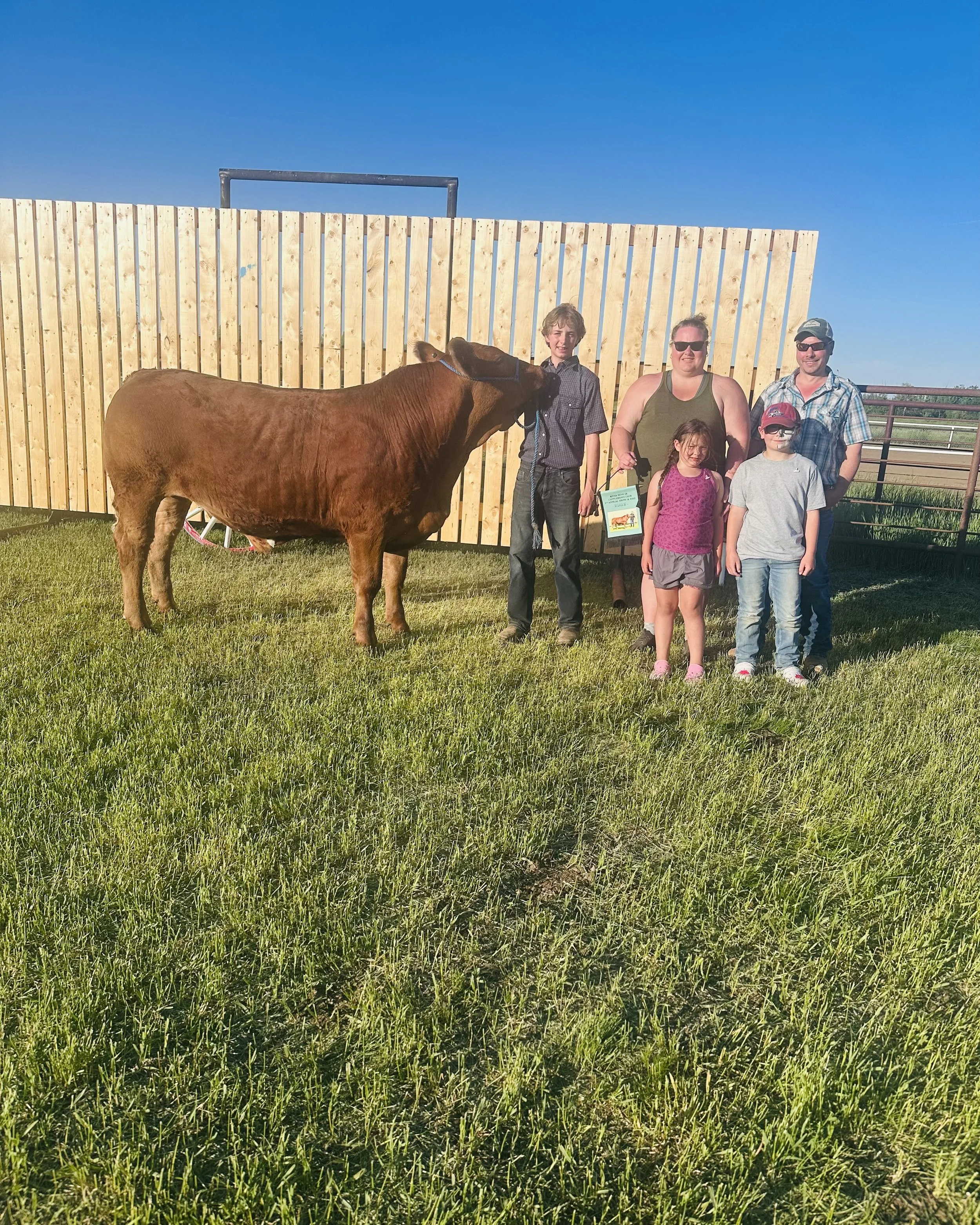 Supporting the River Bend Jr Cattlemen's club steer sale