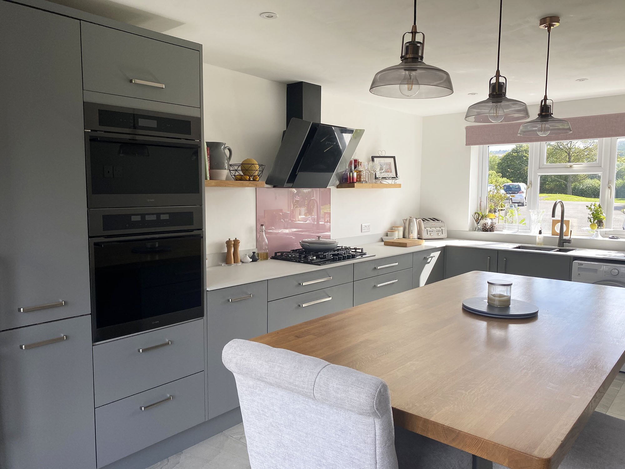 Dust Grey Modern Kitchen Ross on Wye Kitchens