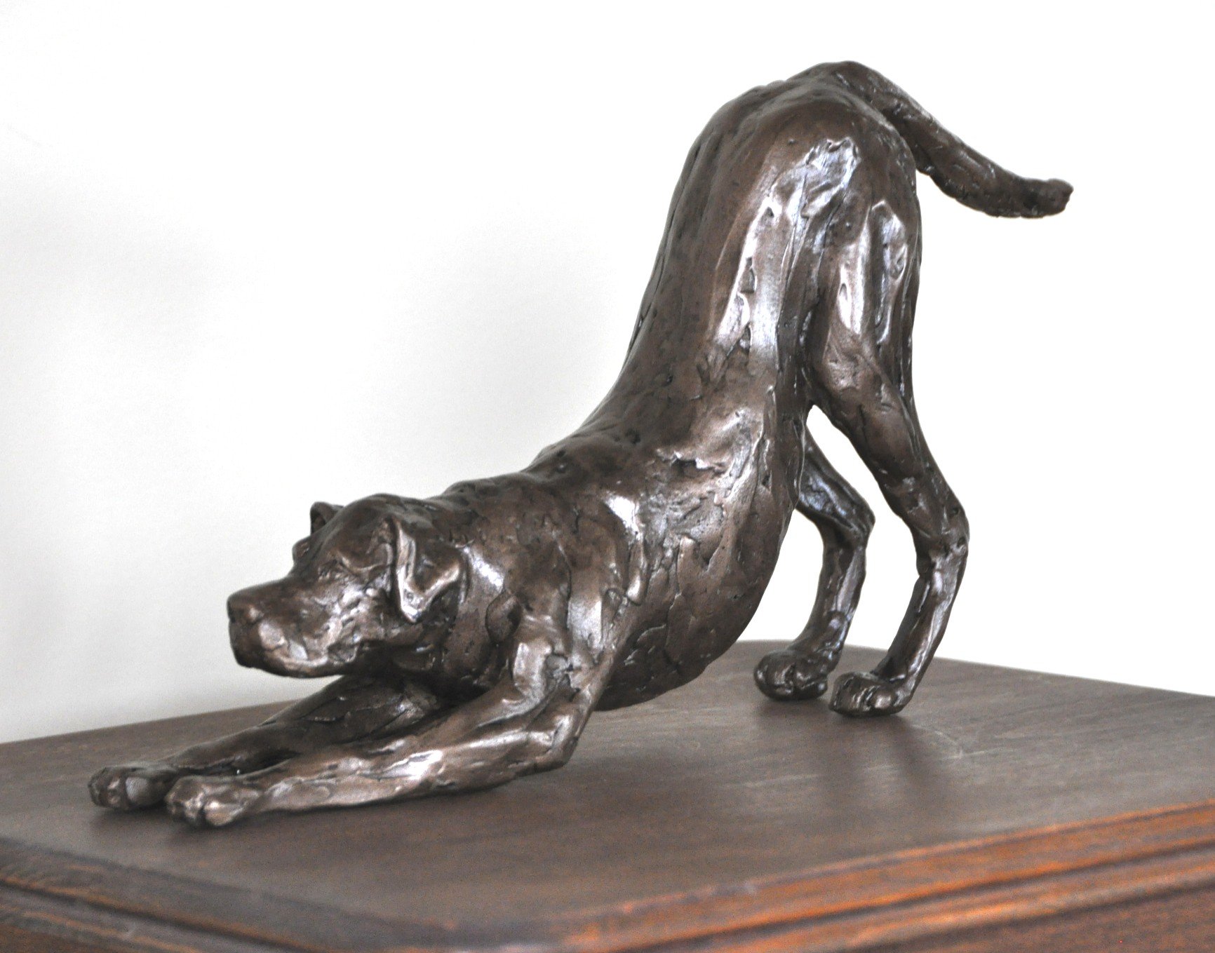 Downward Dog. Resin. 13x7x3