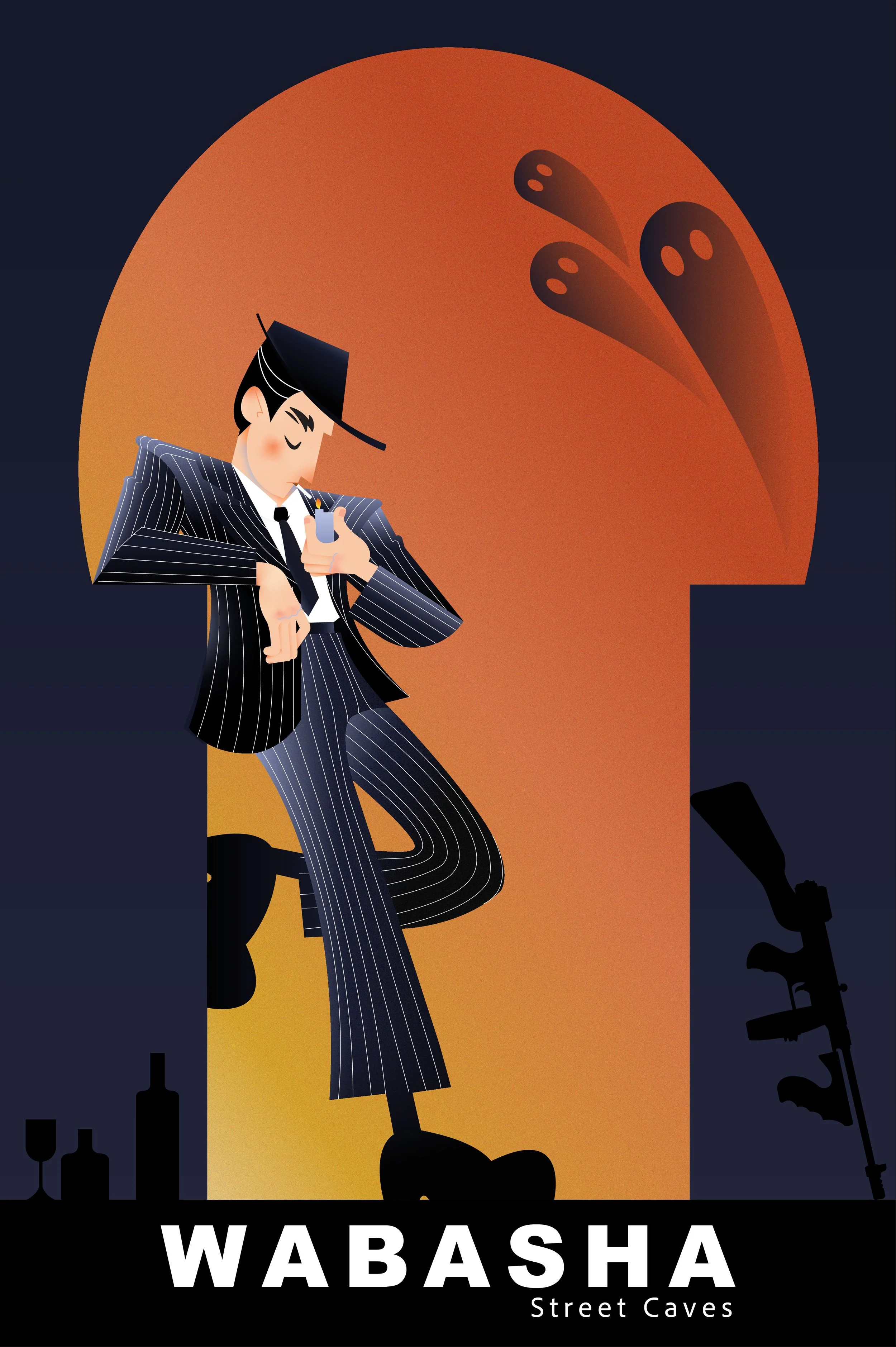 Wabasha Street Caves Poster