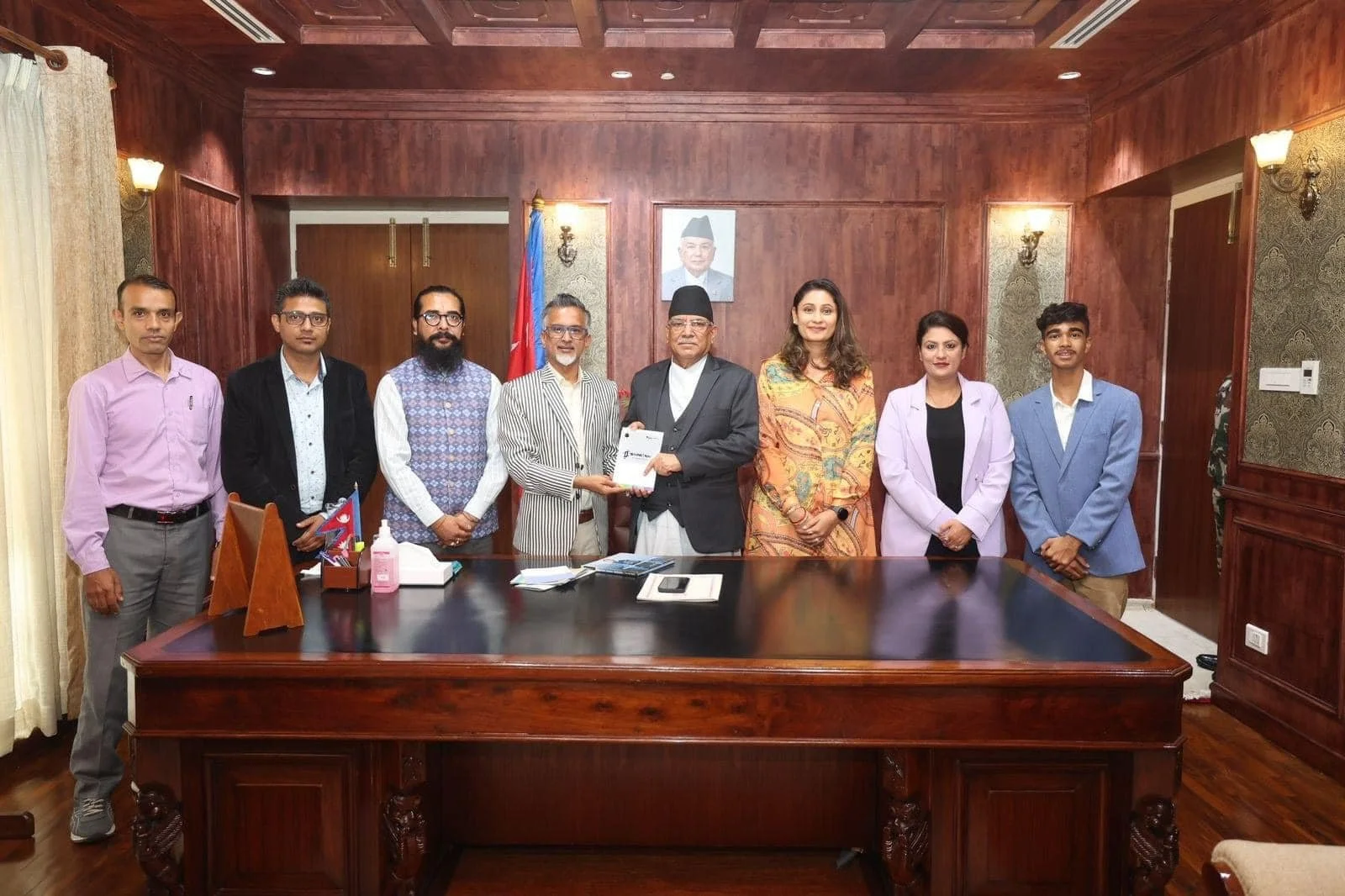 An immense pleasure to have had a brief meeting and introduction about Gehendra Dhimal Foundation with Honorable Prime Minister Pushpa Kamal Dahal &ldquo;Prachanda&rdquo;. Our team presented GD Foundation&rsquo;s vision, past and present work along w
