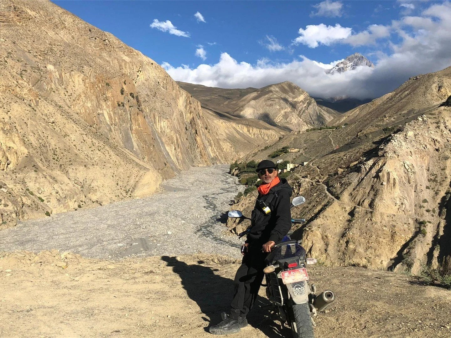 Gautam Dhimal in search of the road towards the Palace of Mopu up in the Himalayas during the pre-production of #BlackNarcissus.⁠
#LocationReccee #Nepal #Filming #LocationNepal #GautamDhimal