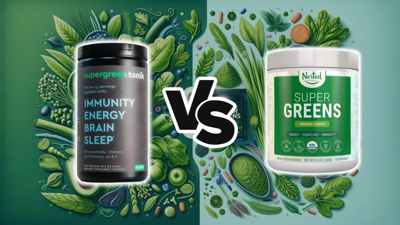 Supergreen Tonik Vs Nested Naturals Super Greens