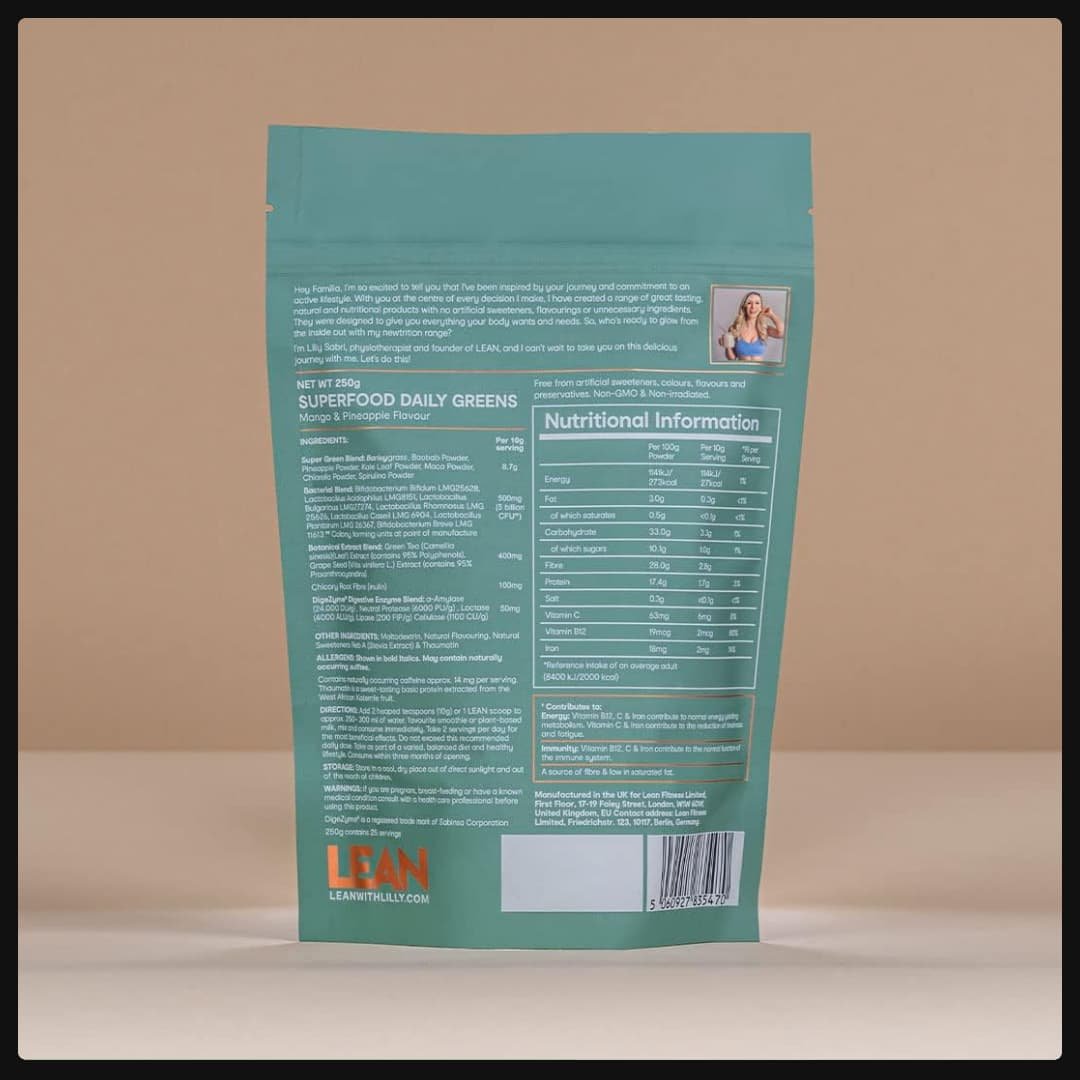 LEAN With Lilly Superfood Daily Greens Review — Unstoppabl