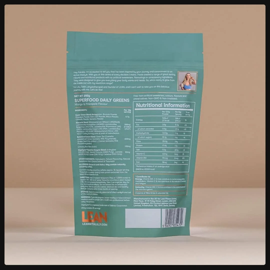 LEAN With Lilly Superfood Daily Greens Review — Unstoppabl