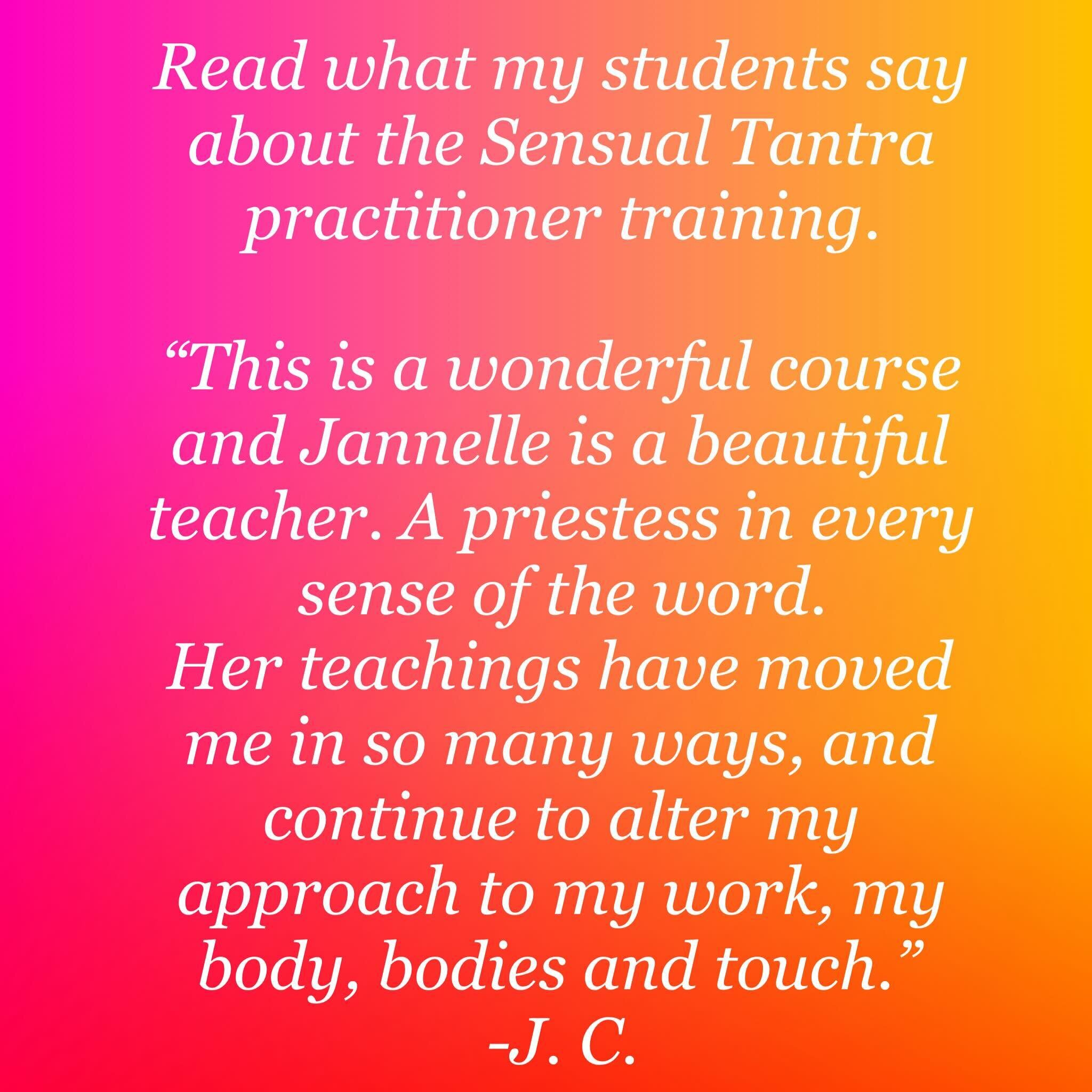 Hello dear sisters, have you feel the call to become a Tantric priests? I really enjoyed what I do and I want to share this ancient knowledge with you. This training is for women that have feel the call of being in service as a Tantrika or Dakini. 🙌