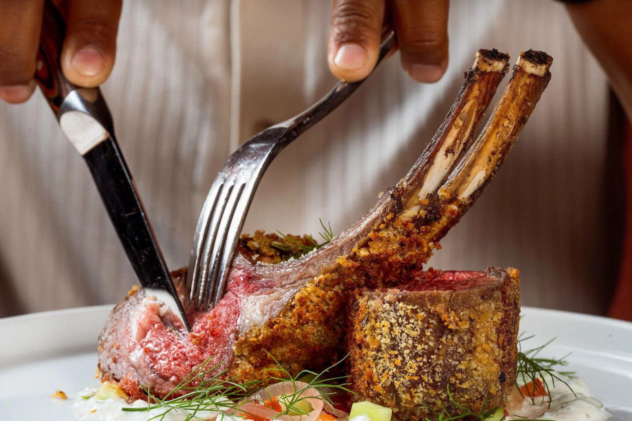 📣 Craving Something Exceptional?
Our signature rack of lamb is the dish that keeps guests coming back. Perfectly cooked, beautifully plated, and unforgettable.
With all the buzz of Restaurant Week, it's the perfect time to visit! 
✨ Reserve your tab