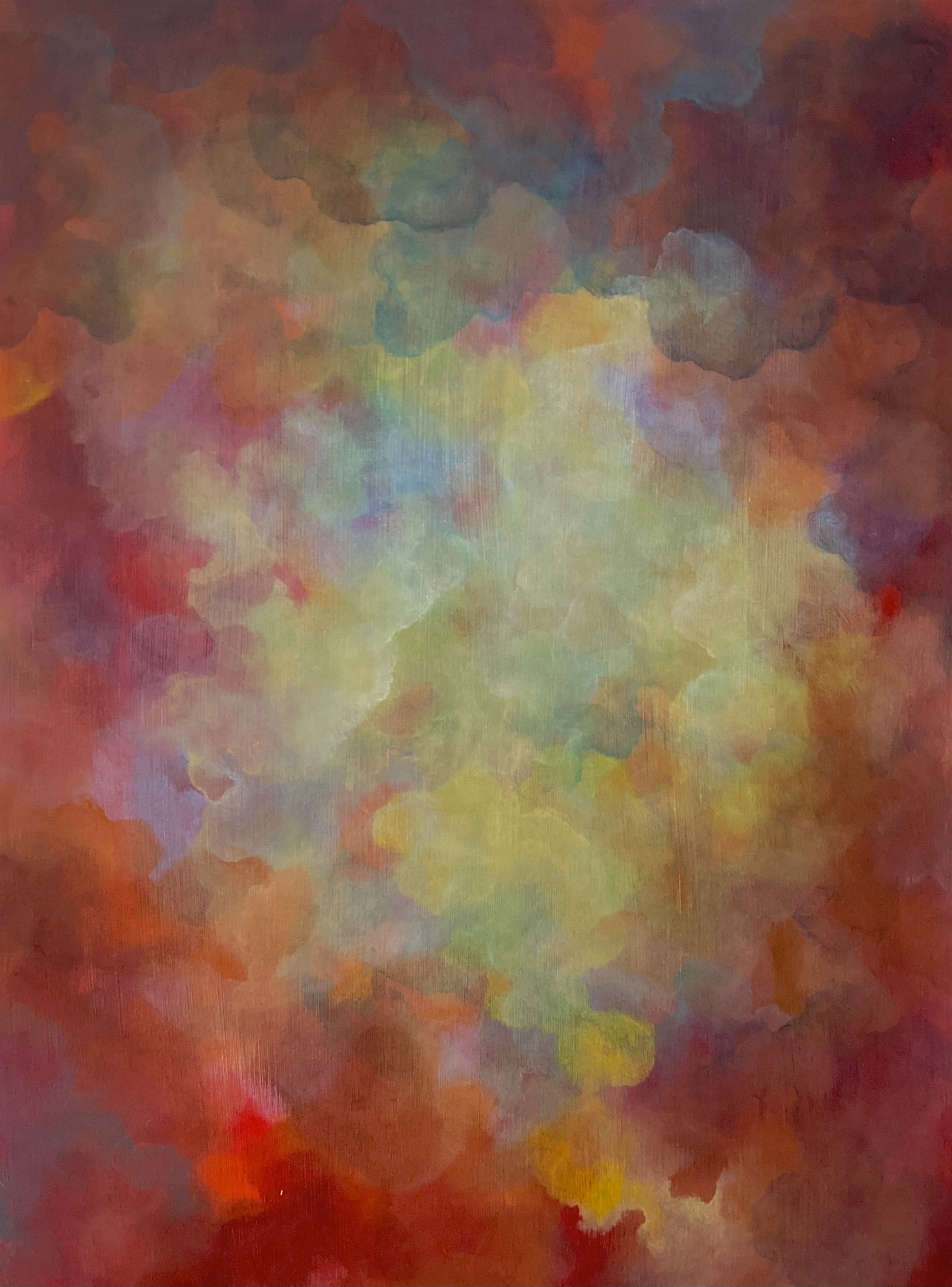 Opening 24" x 16" Acrylic on Birch 2022