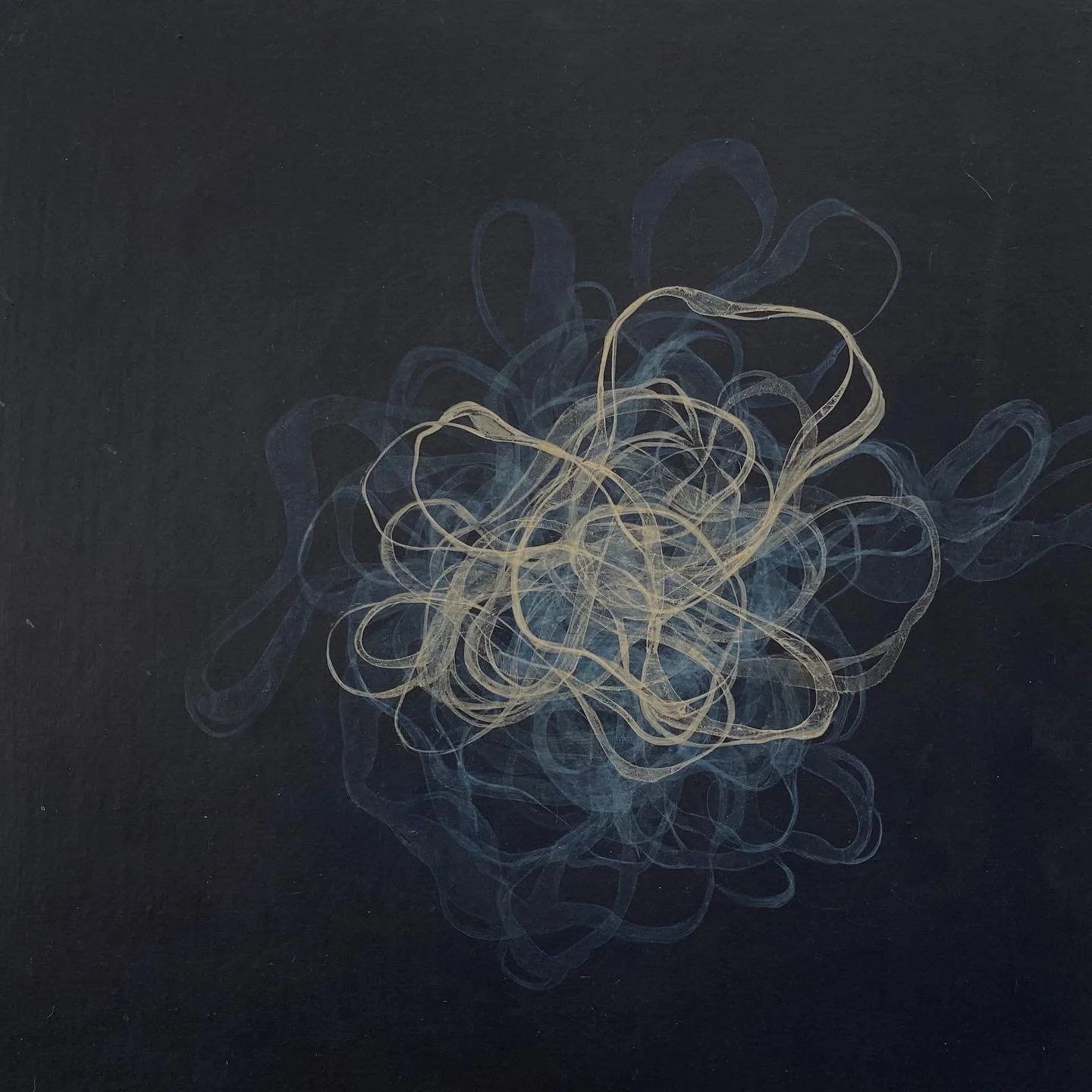 FLOATING #1  16” x 16" Acrylic on Panel 2021