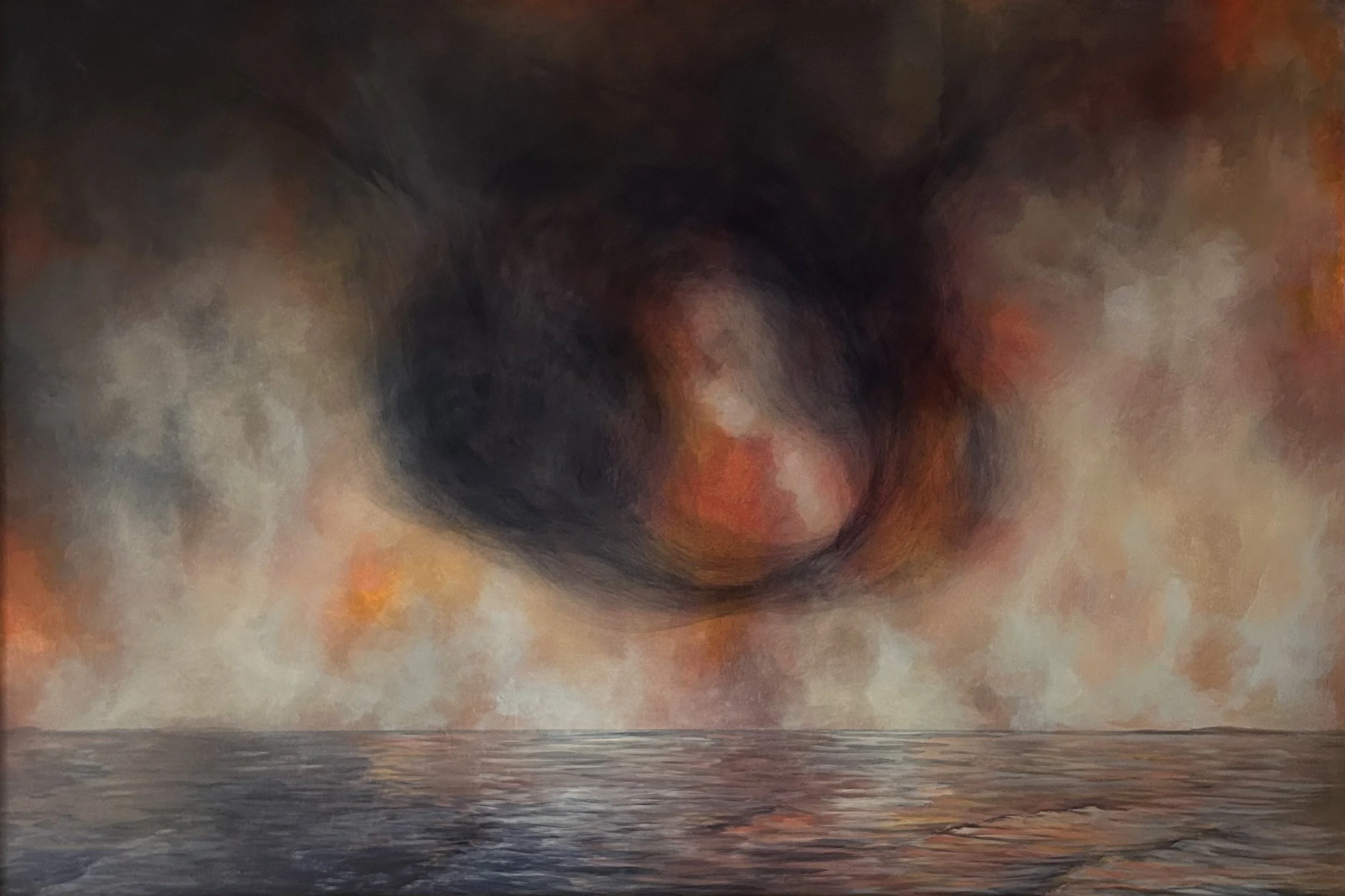 Smoke 23” x 35” Acrylic on Wood