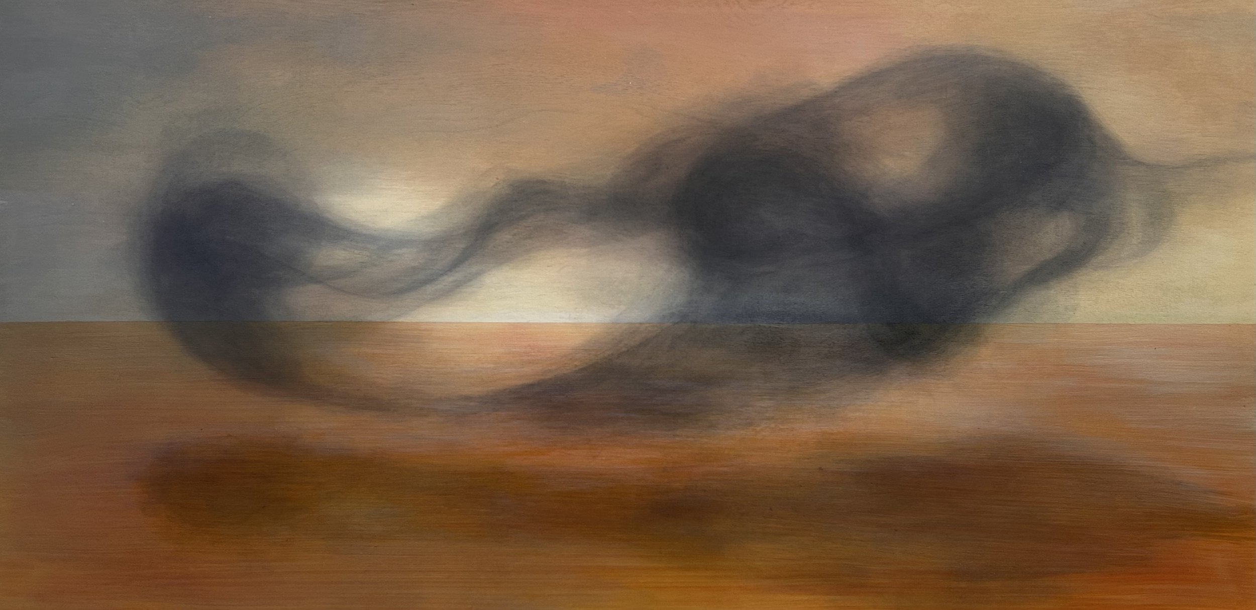 Drove #2  48”x 24” Acrylic on Wood