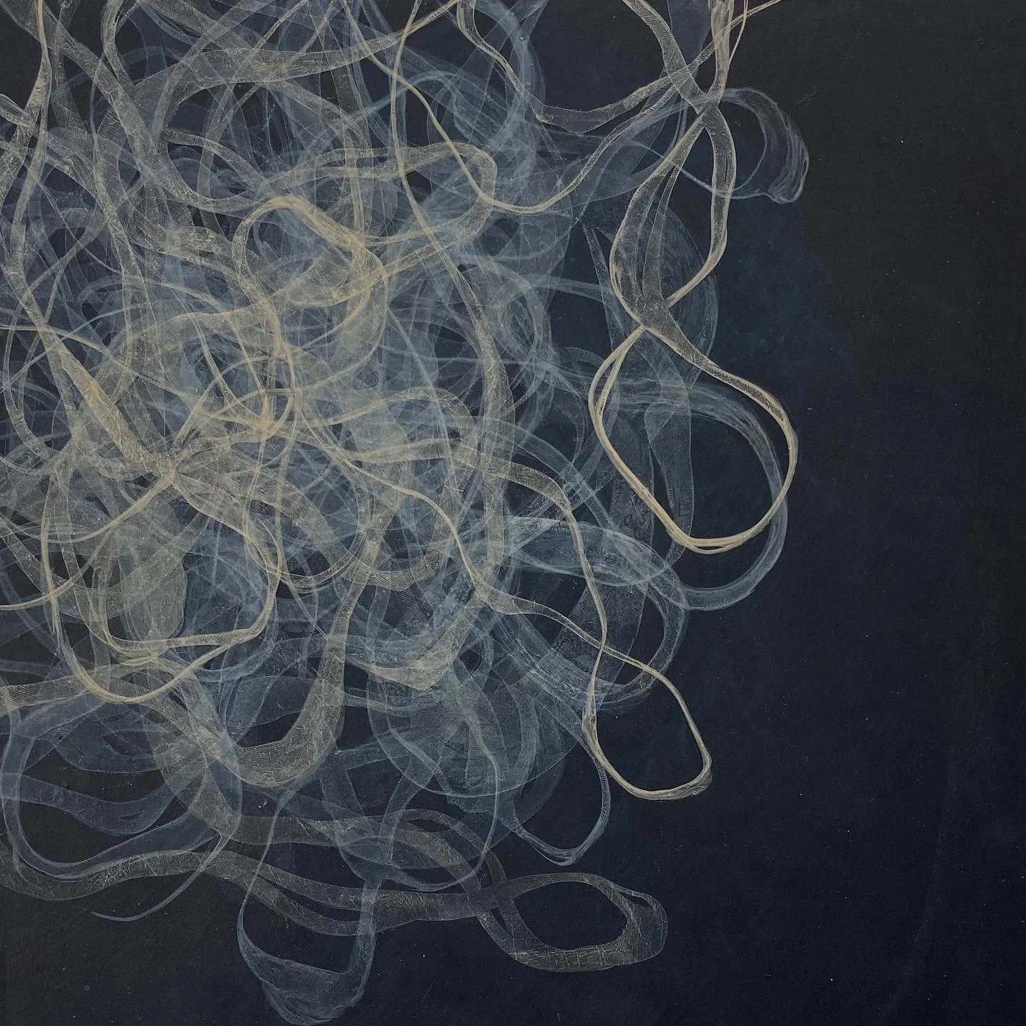 FLOATING  #4  12” x 16" Acrylic on Panel 2021