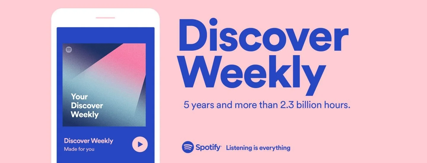 Spotify's Discover Weekly is a great example of consumer behaviour and psychology in action in social media.