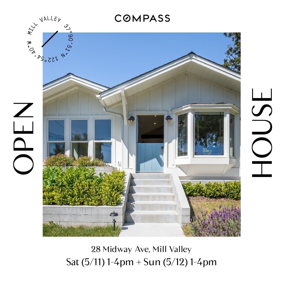 ✨ OPEN HOUSES THIS WEEKEND ✨

Two exclusive open houses this weekend so you have a chance to experience this fully remodeled (inside + out) storybook farmhouse with Tam + Bay views before it hits the market. 

Going to the Mill Valley Music Festival?