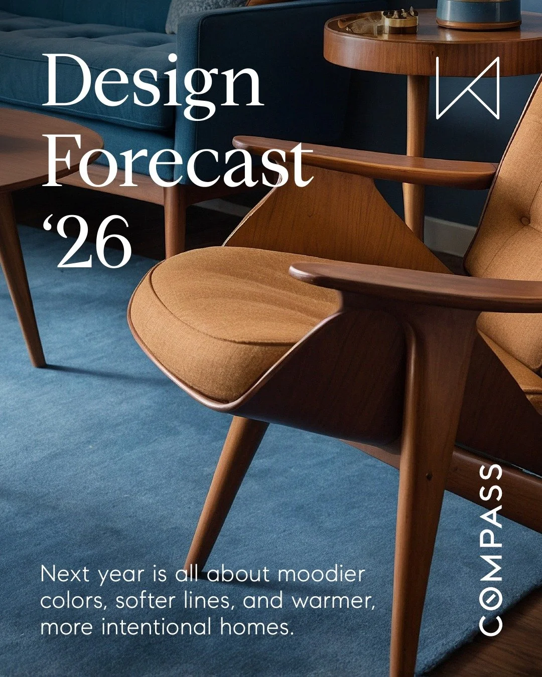 In looking at the design forecast for 2026, they're anticipating a big shift in colors, materials, palettes, and layouts. Nowhere to be found are the all-white kitchens and clean, straight lines of recent years. 

I have to admit, my Type-A white/bei