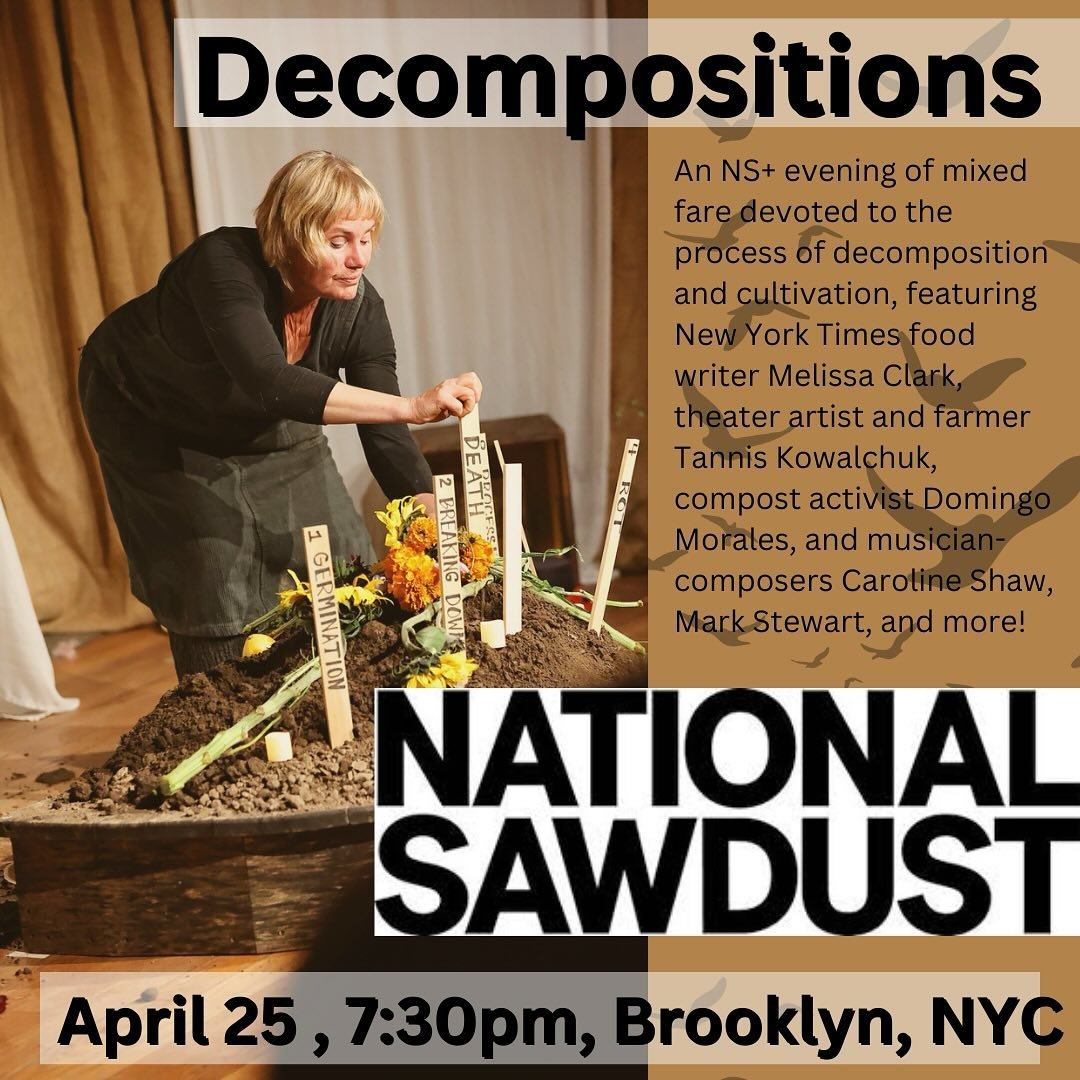 Tannis will be performing an excerpt from her solo piece &lsquo;Decompositions&rsquo; @nationalsawdust in Brooklyn, NYC

🎟️Tickets &amp; more info at NationalSawdust.org

NationalSawdust+ digs deep into its For Nature exploration with COMPOST! This 