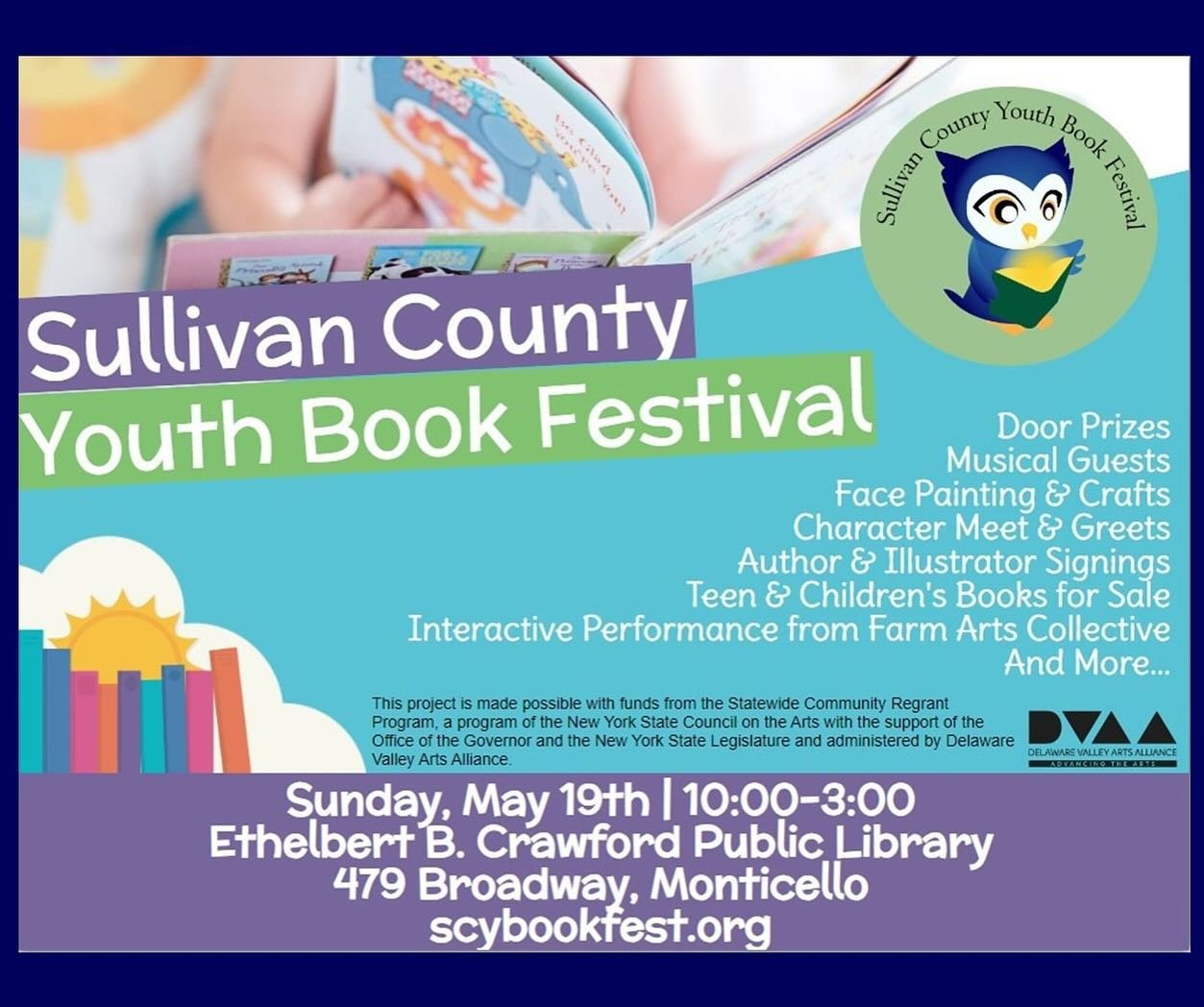 📚This Sunday @ebcplibrary in Monticello we will be performing Alice in ScienceLand at 10:15a as a part of the Sullivan County Youth Book Festival📚

Come and enjoy this wonderful, activity filled day!