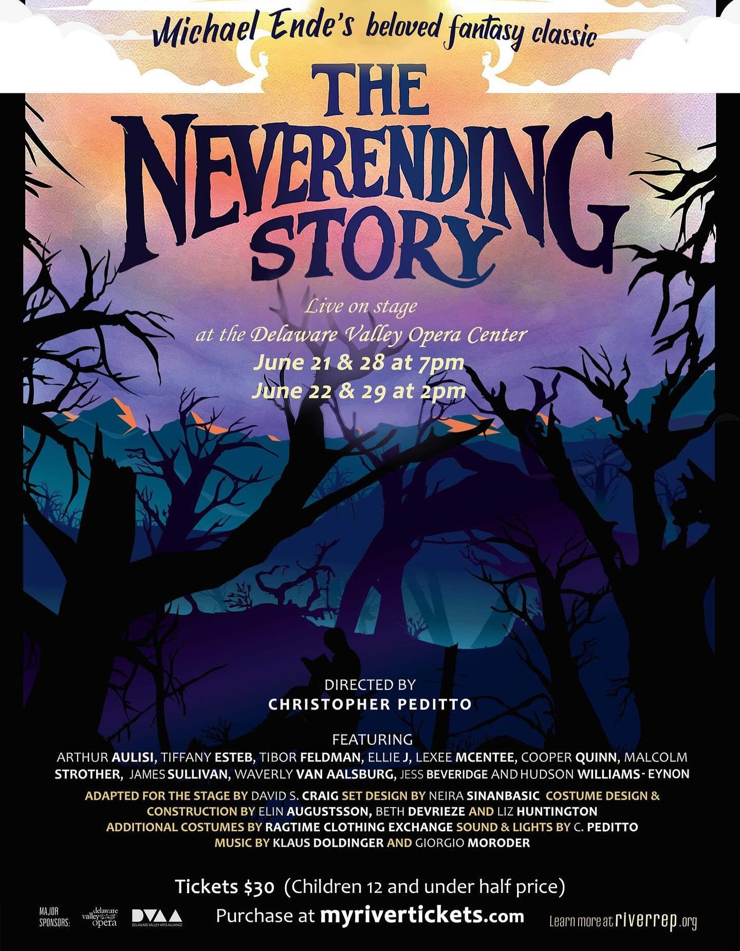 Check out past, present &amp; future(🤞🏼) ensemble members in River Rep Theatre&rsquo;s production of The Neverending Story @delawarevalleyoperany 

🐉Embark on a magical journey with fantastical creatures in this beloved story!