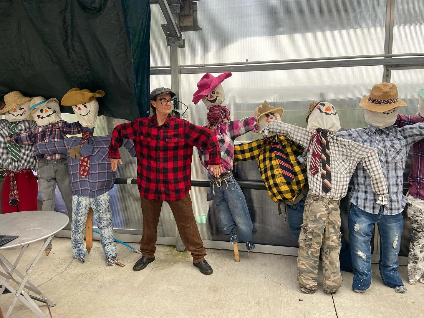 Lucy &quot;Jess&quot; Joseph hanging out @greenhouseproject with some new friends at The Queer Woods presentation by @mimimcgurl1 at the Scranton Fringe.
@scrantonfringe