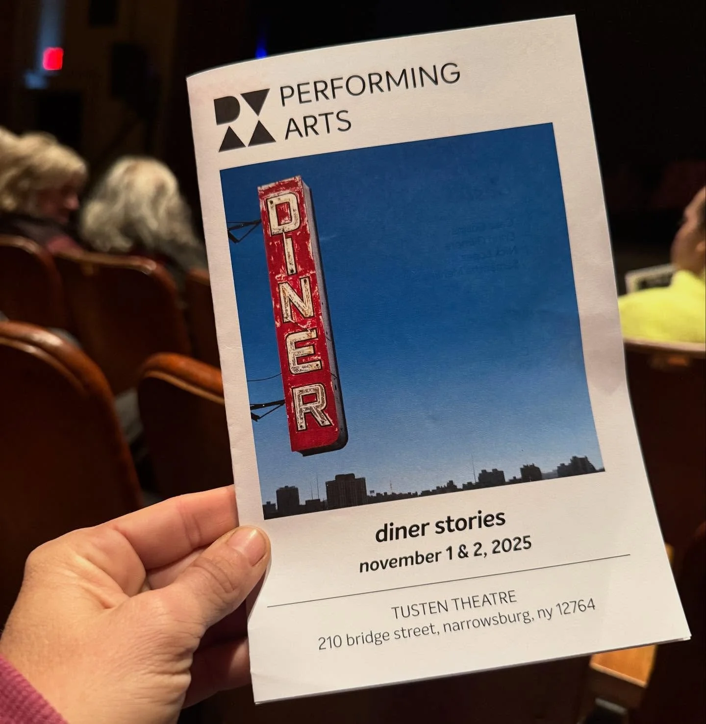 👏🏼Congrats to the cast &amp; crew of &lsquo;Diner Stories&rsquo; produced by @standing_people_together 

@mehlmansamantha 
@ner0city 
@lattalass 
Erin Gilmore
Poison Love Band 
@dvartsalliance 

#goseetheatre