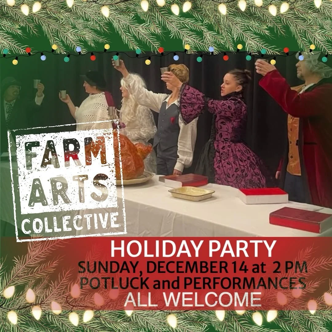 🗓️Save the Date! Farm Arts Collective invites you to celebrate the season with a Potluck &amp; Performances! 

🍾BYOB and a dish to share with our community🫶🏽