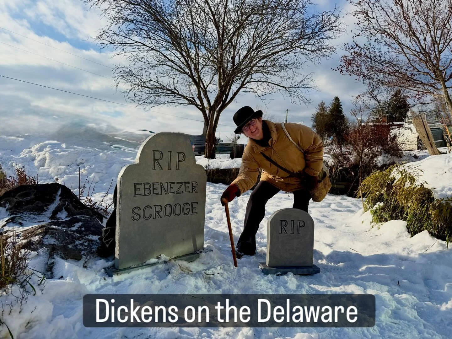 A fun Roving Christmas Carol show today in Callicoon!