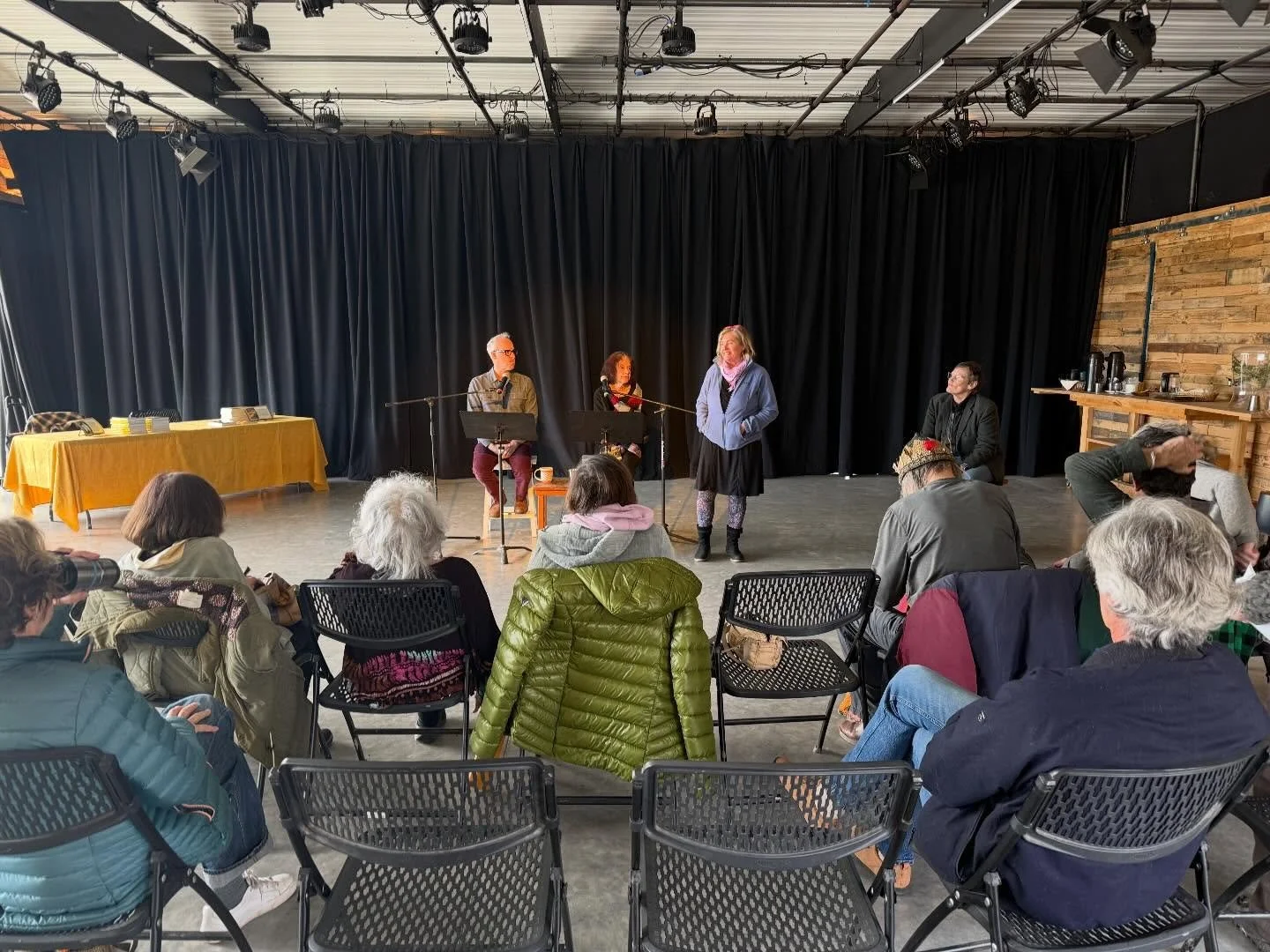 📚Our new literary series My Bookish Friends was launched yesterday with @bradkrumholz &amp; @karenmalpede moderated by @mimimcgurl1 
A beautiful afternoon filled with thought provoking writing &amp; conversation. And of course soup! 

👀Our next My 
