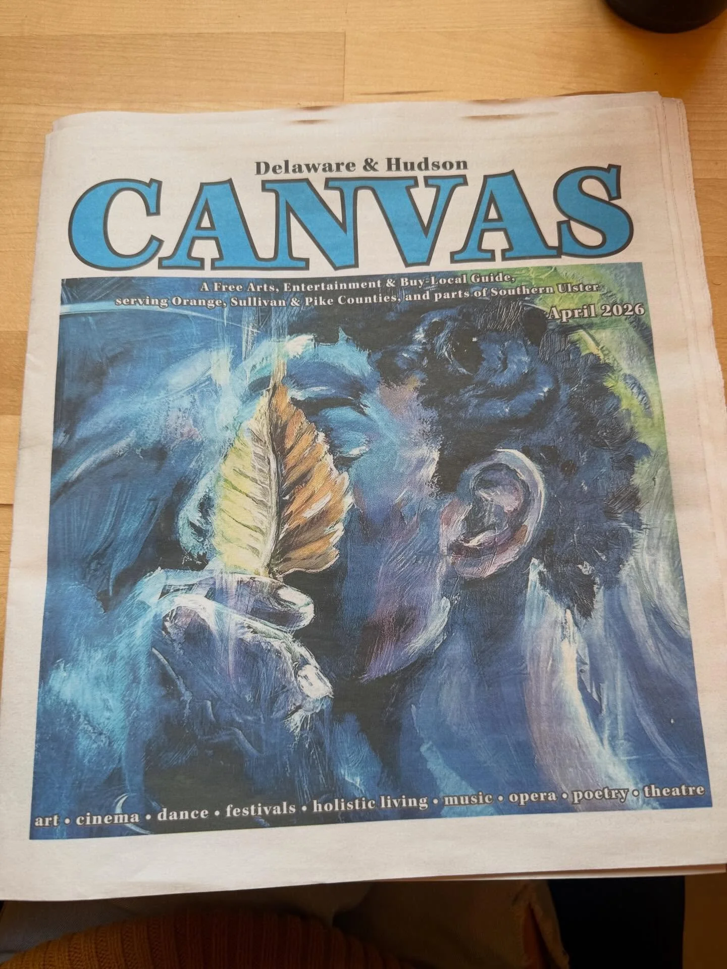 We❤️Canvas! And we❤️Tom Candela! Shout out to Tom and all of his work speaking with local artists, musicians, movers &amp; shakers! 
👂🏼Listen to his podcast Curtain Call on @wjffradio 

📰Pick up April&rsquo;s issue now!