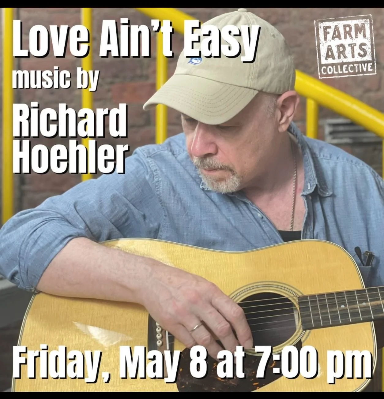 🎶Live Music this Friday!🎶Join Richard Hoehler for an acoustic evening in which he debuts over a dozen new songs. In the spirit of Cohen, Ochs, and Lennon, Hoehler takes an unflinching look at family, relationships, and social justice.
🚪Pay what yo