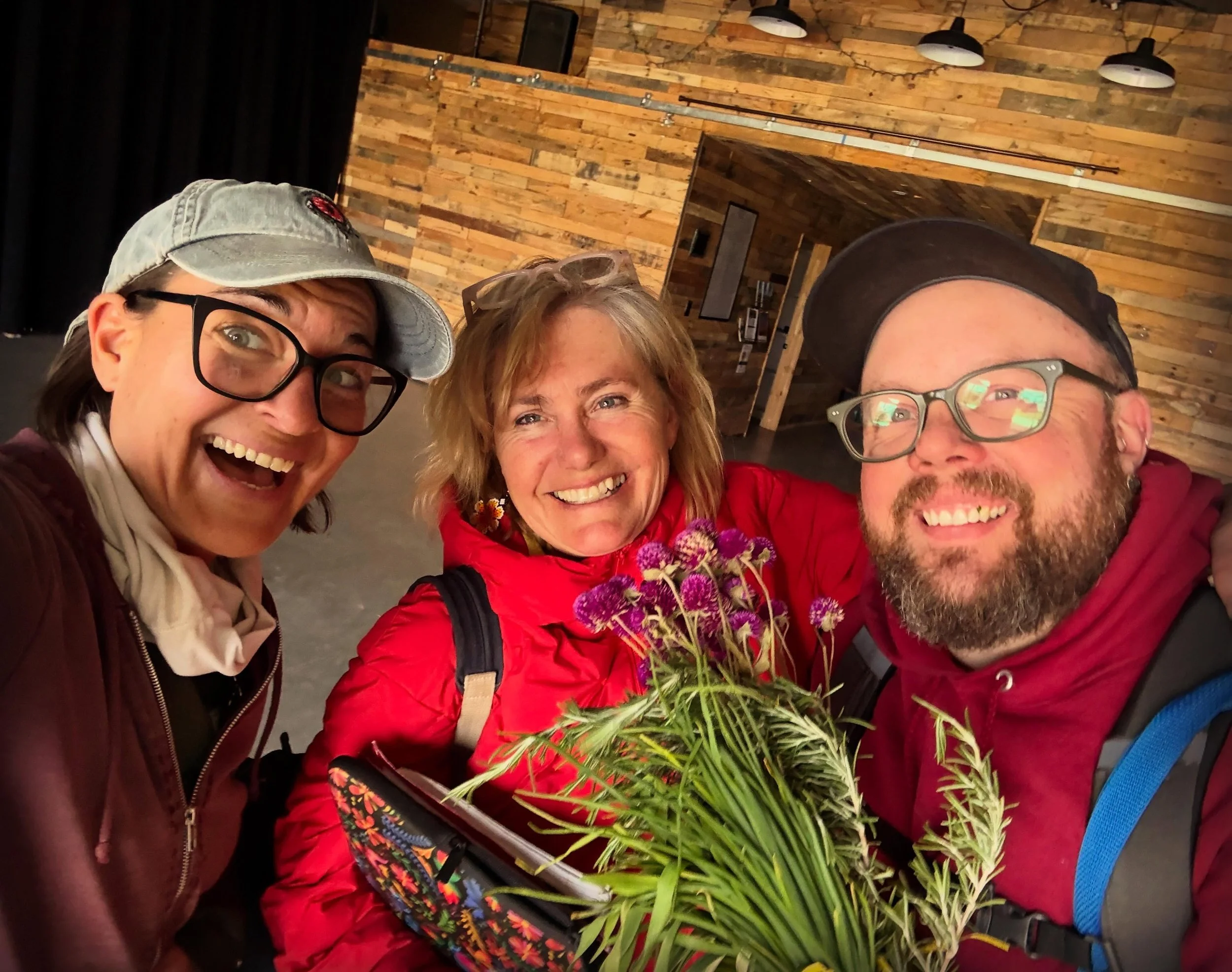 Meet Calvin! @calversion13 An invaluable new addition to the Farm Arts Fam🫶🏽As Technical Director he will be brightening up our stage &amp; our lives! Our smiles say it all😁we are beyond thrilled to have you on board Calvin!