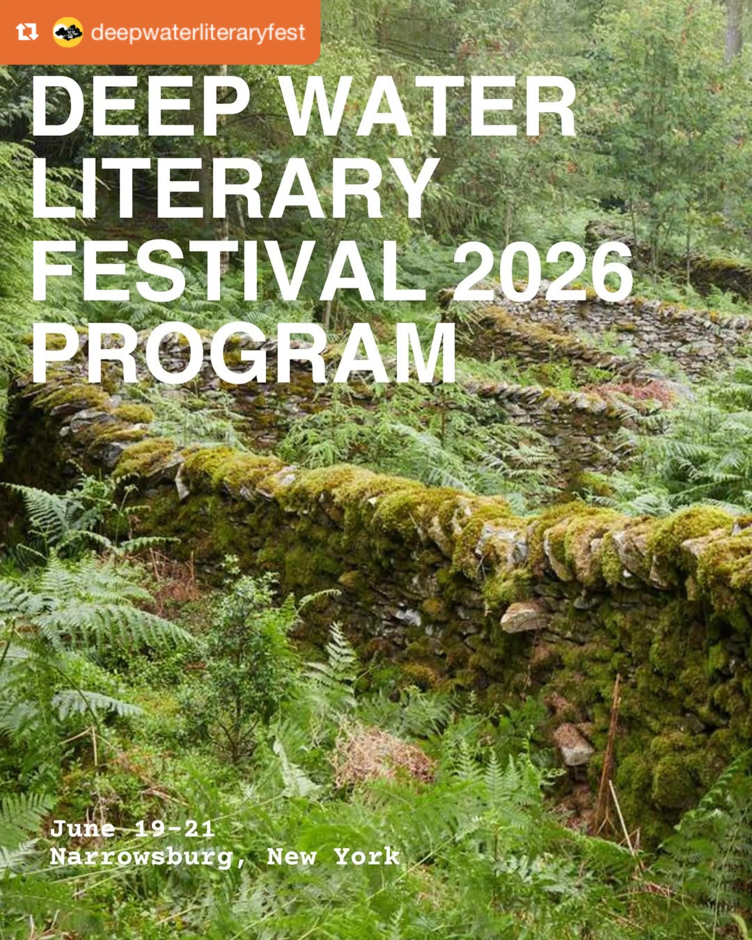 🤩We are thrilled to be bringing an excerpt of our new work in progress &lsquo;Scattered Seeds of Troy&rsquo; to this year&rsquo;s @deepwaterliteraryfest in Narrowsburg, NY on Saturday, June 20 at 12:30pm @narrowsburgunion 

Repost from @deepwaterlit