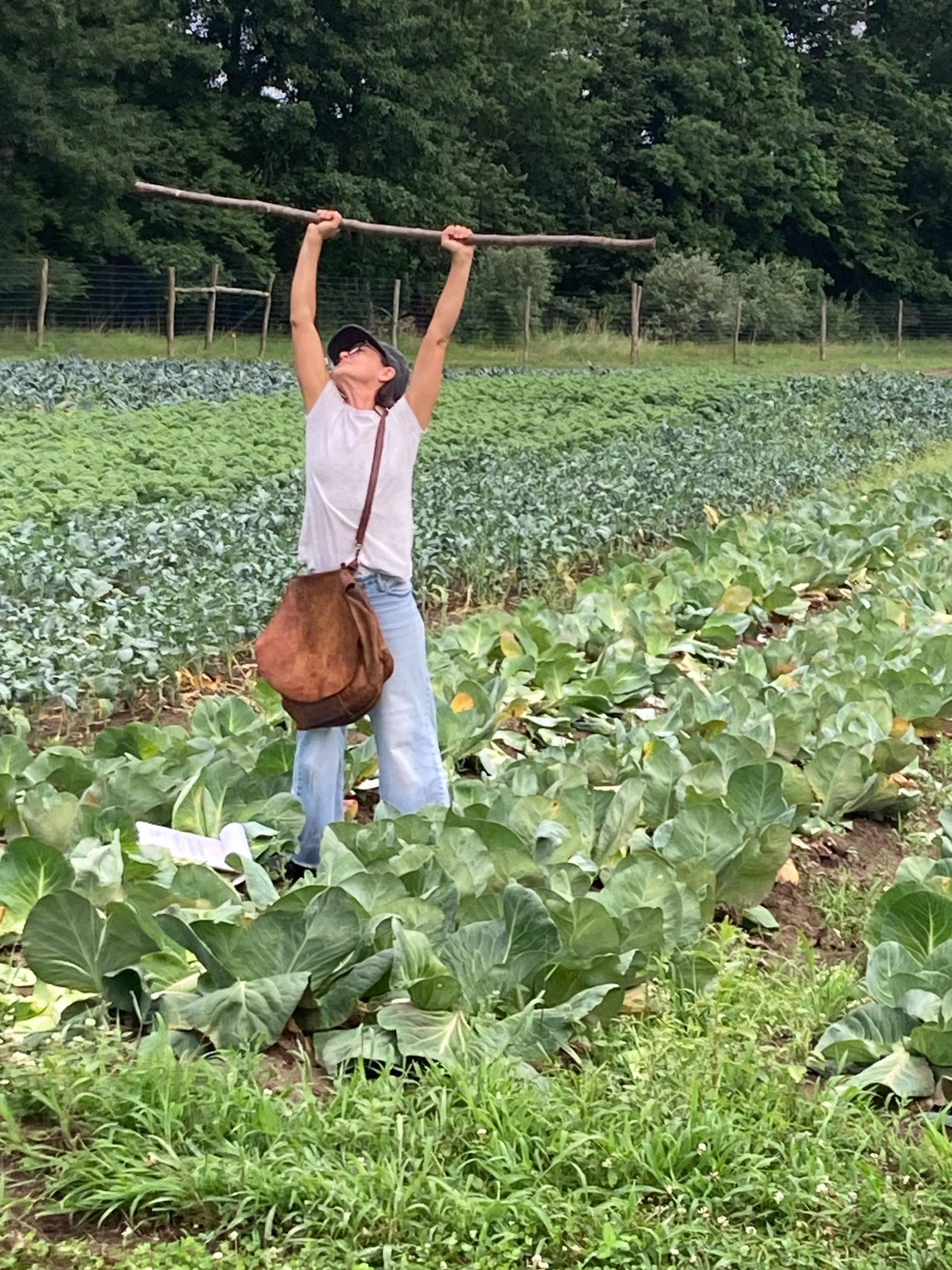 Jess as young Johnny Appleseed in Dream on the Farm. Opens July 30-August 9.