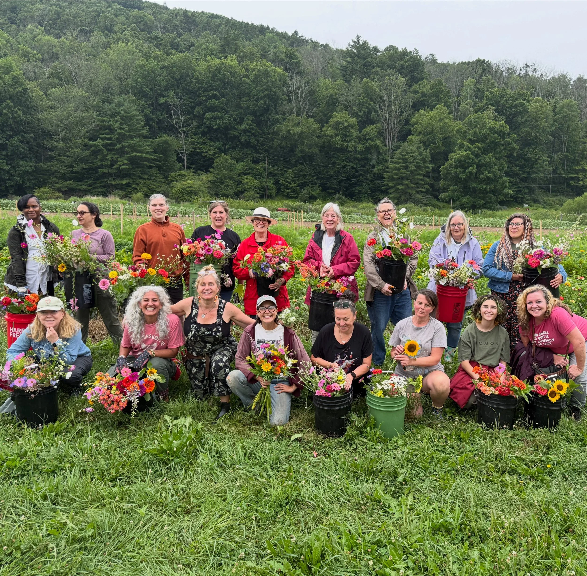 Another fantastic Flower Cut &amp; Design Workshop!💐So wonderful to see the joy our flowers bring!