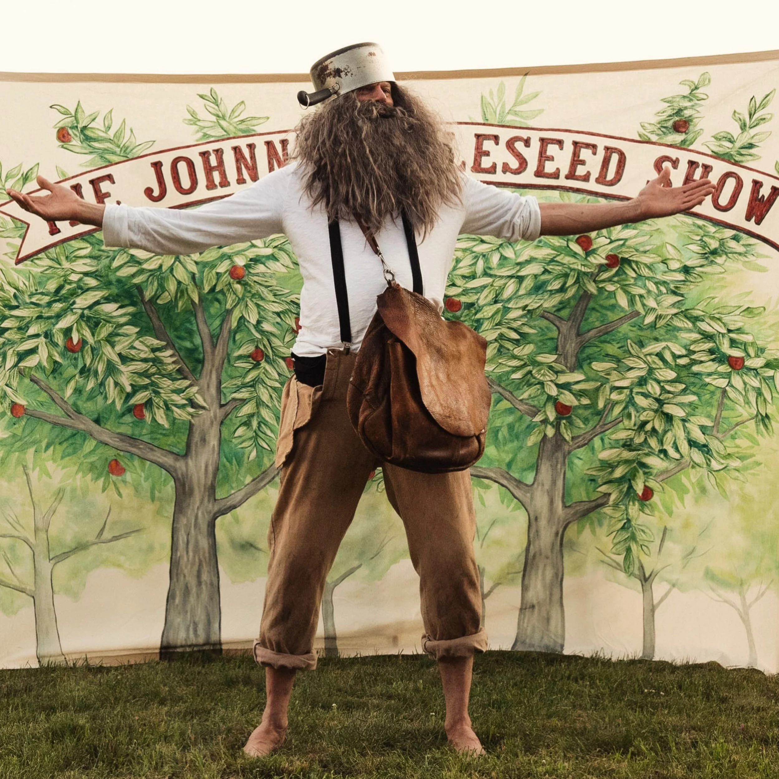 Opening Tonight! The Johnny Appleseed Show!
🌳🍎🌳🍎🌳🍎🌳🍎🌳🍎🌳🍎🌳🍎🌳

📸 @kol_studio 
🎨 @kitsailerstudio &amp; @kate.m.berg 
🥁 @tanniskowalchuk &amp; @debra.a.thomas.sparkles