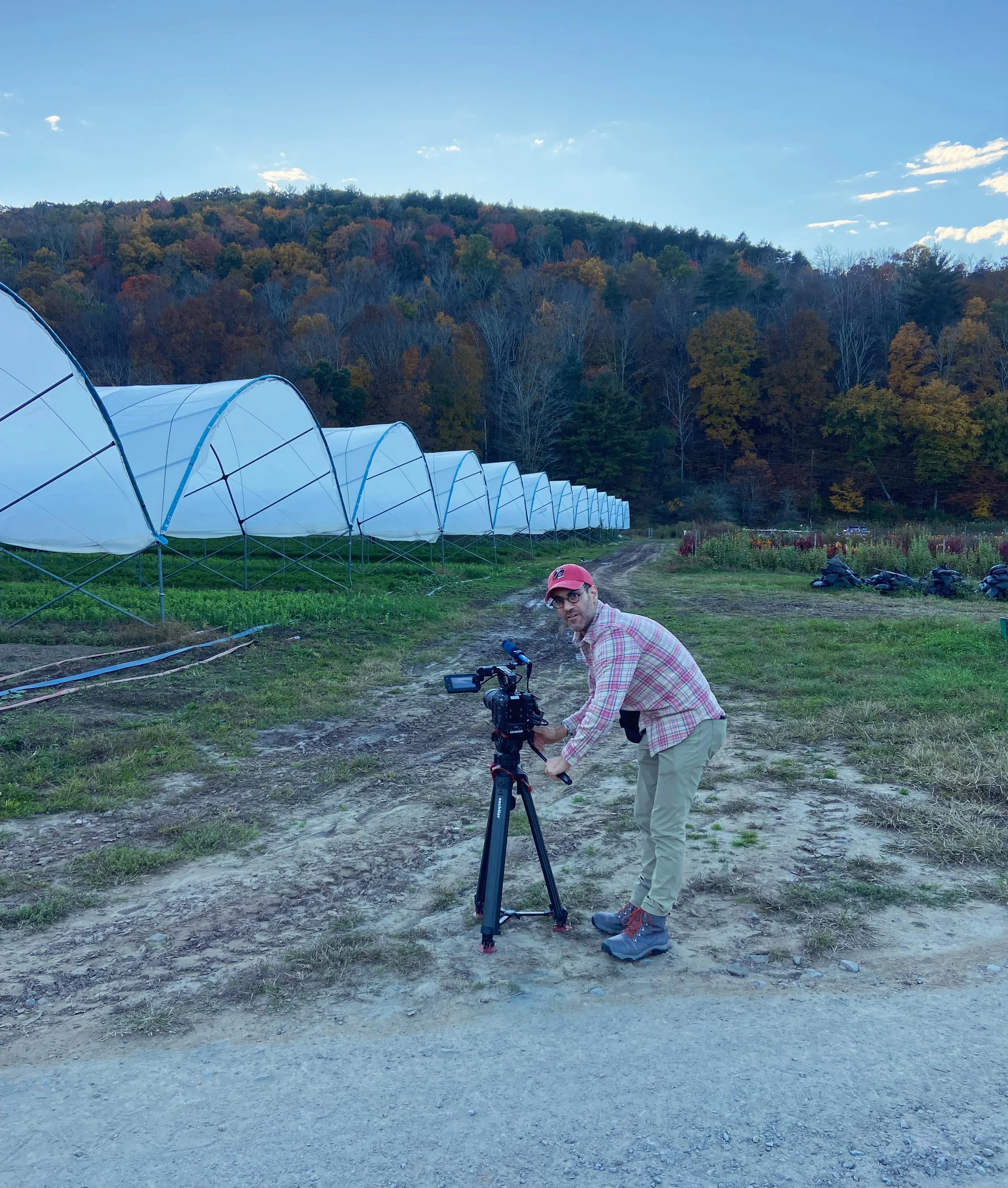We were happy to welcome documentary film maker Adam Pogoff to the farm. He is shooting a film about @wjffradio and their impact and deep connection to our community. 

The station was selected to be the subject of a short documentary by the Public M