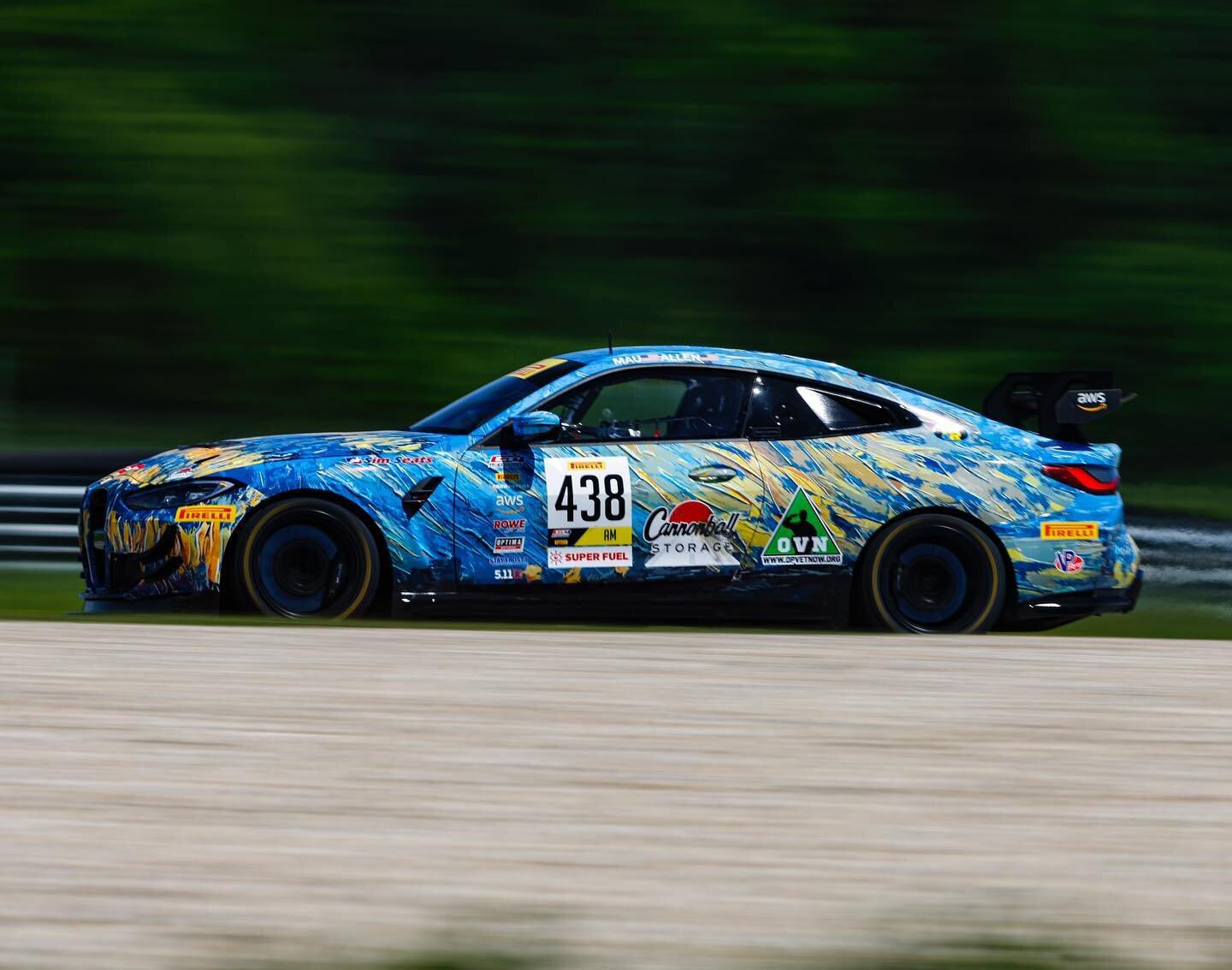 Follow us this weekend in the #438 BMW M4 GT4 with @str38motorsports. Cannonball Storage door donut courtesy of @robertsmau.

Photo credit: @fauxtobroto 

#nola #bmw #racing #cars #car #carporn #carinstagram #racecarsofinstagram #race #racecars #race