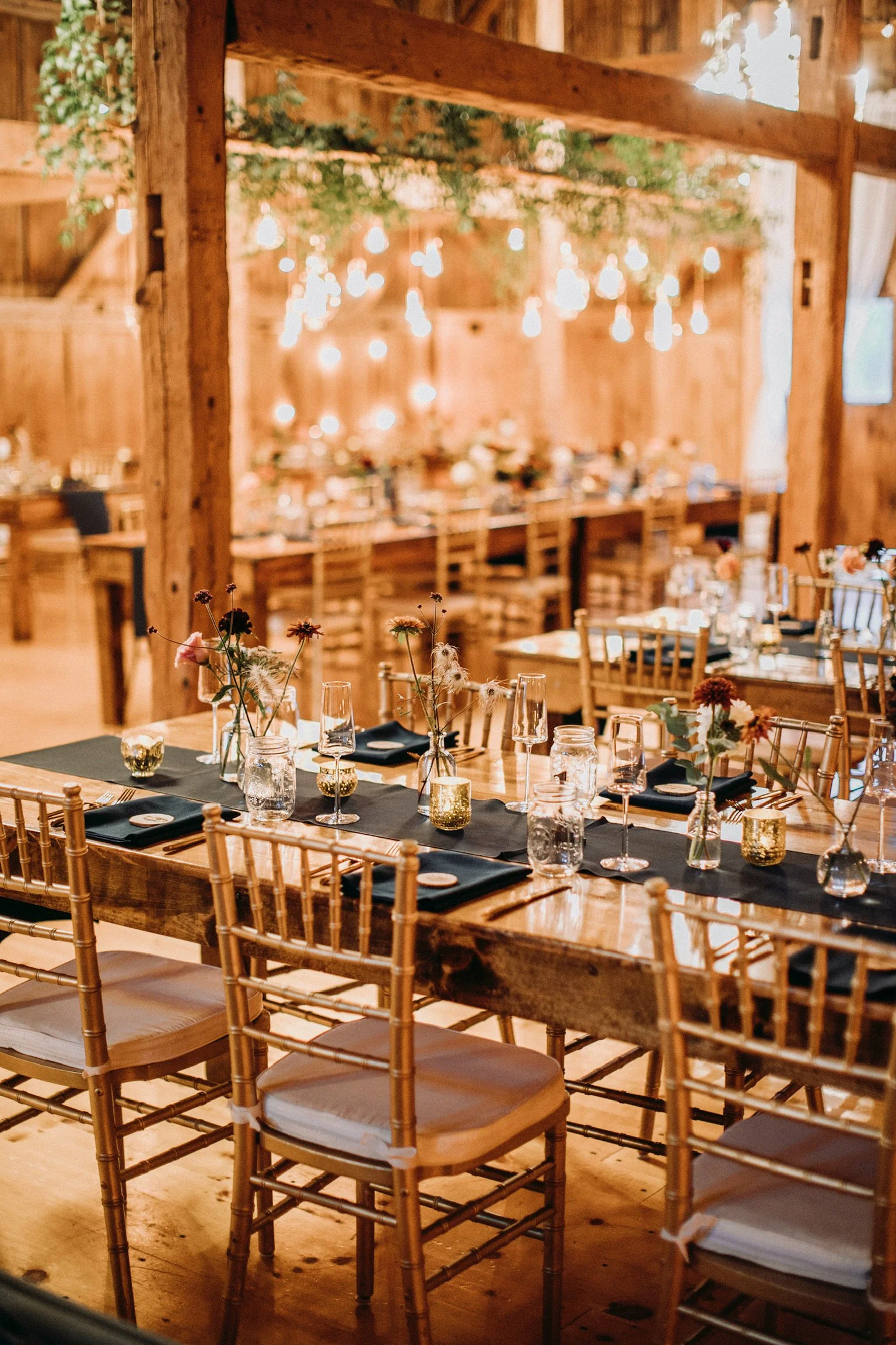 wedding barn decor maine