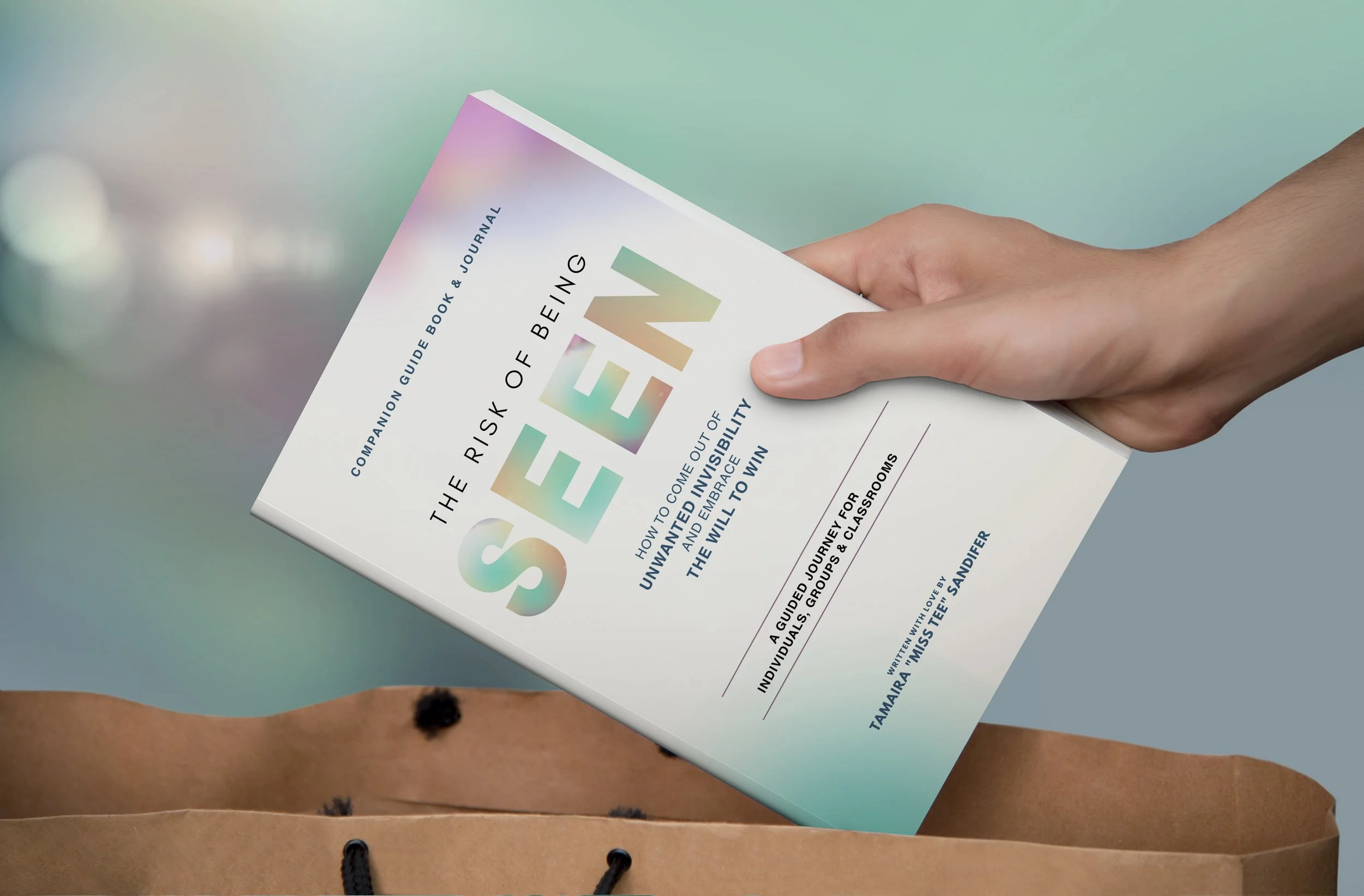 The Risk Of Being Seen - HARD COVER Companion Guide Book & Journal