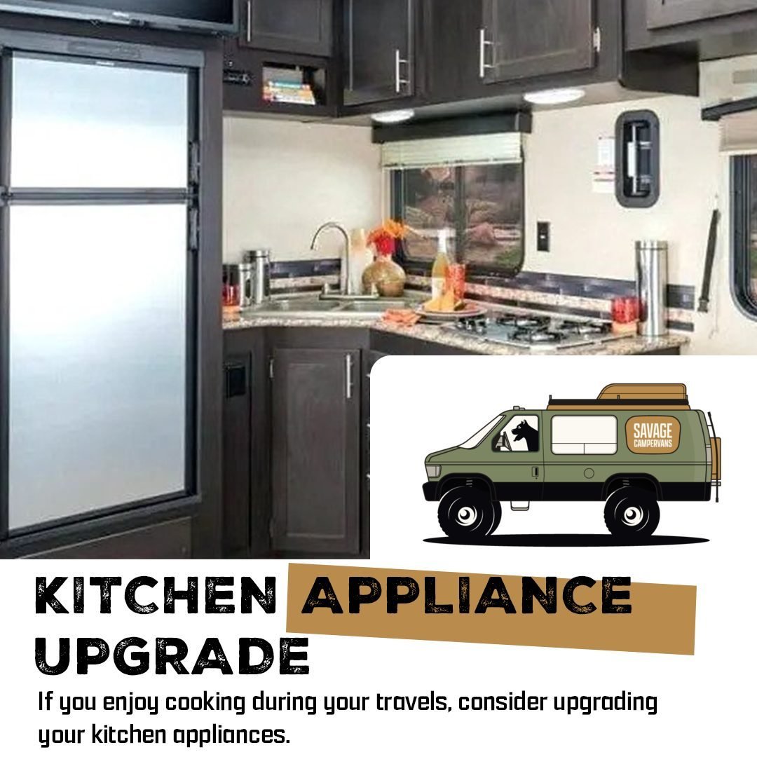 Whether you need a larger refrigerator, a new microwave or an upgraded cooktop &ndash; you can count on our team to elevate your kitchen appliances! 🤝 Visit our website to start your project. 

#SavageCampervansAndRV #SavageCampervans #Campervans #V