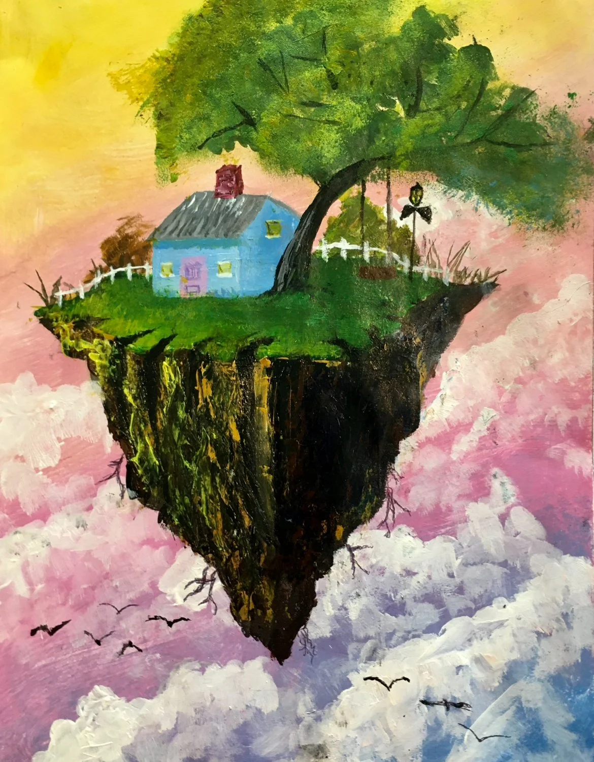 Art student: Joshua Lee, age 12