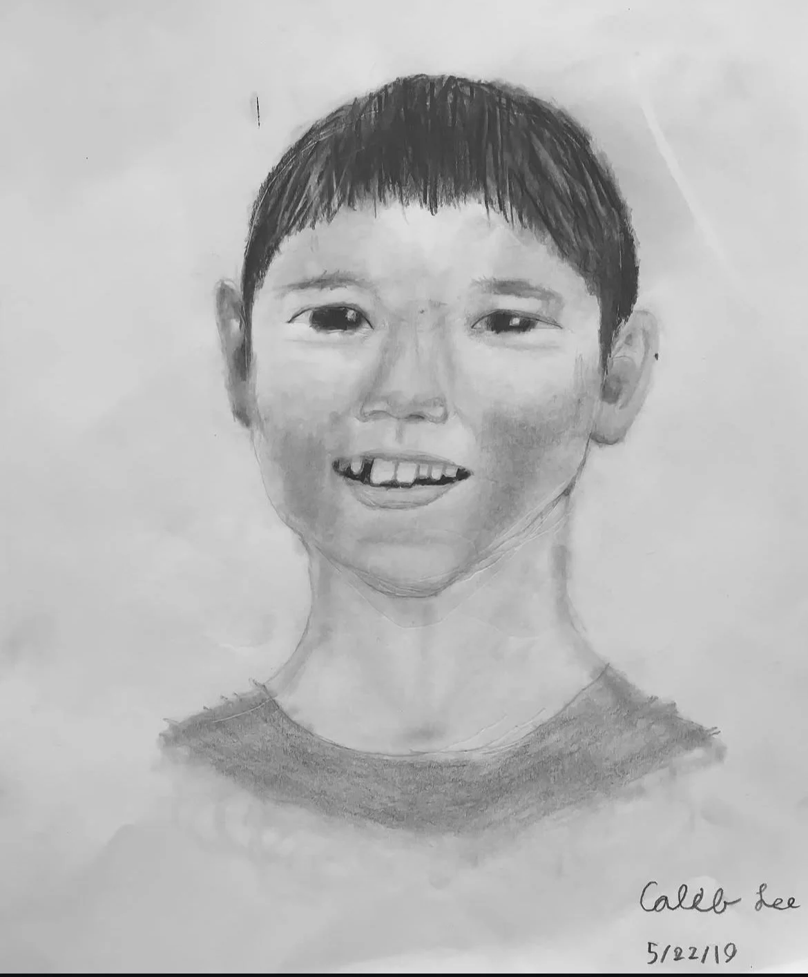 Art student: Caleb Lee, age 9