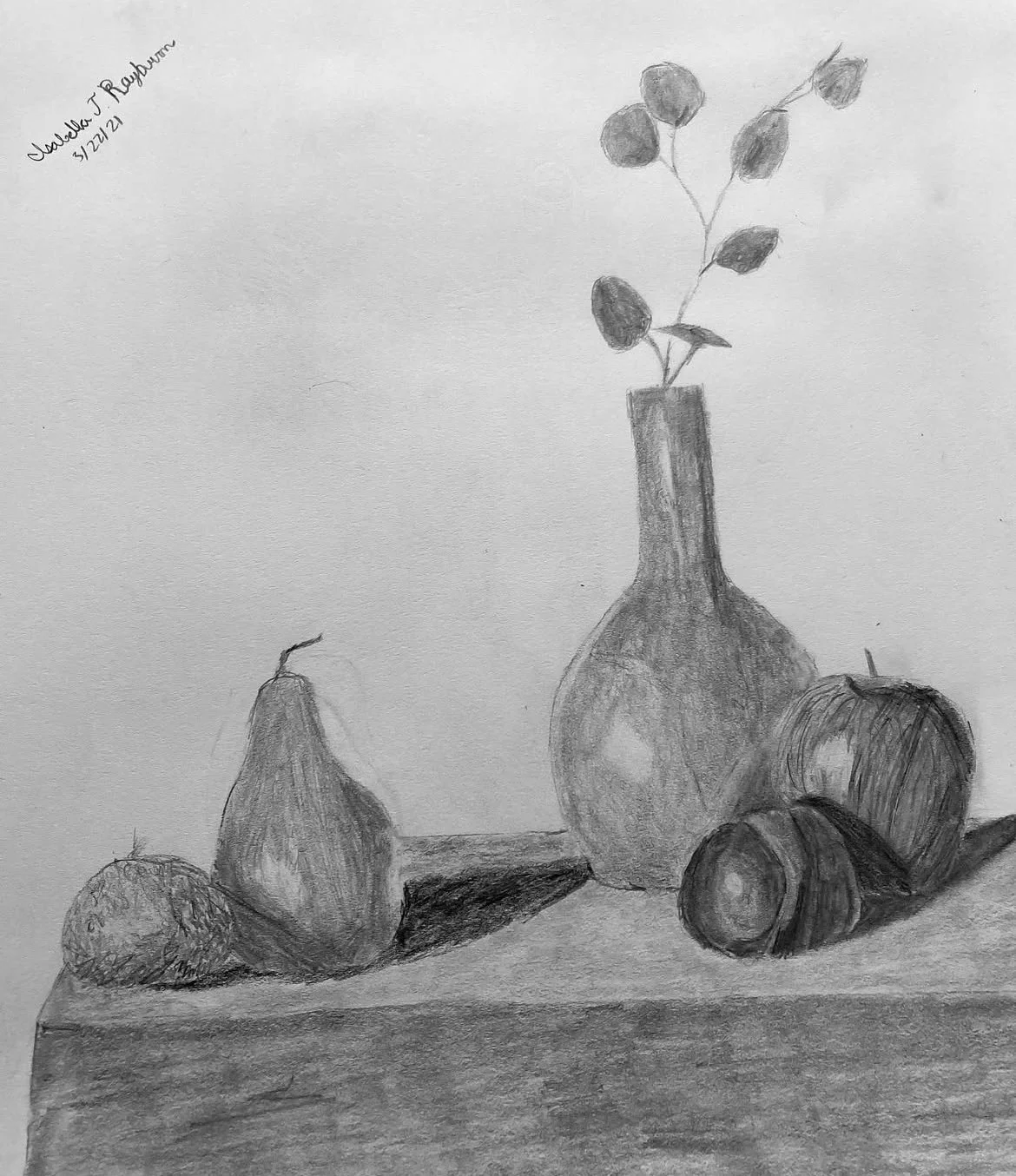 Art student: Isabella Rayburn, age 14