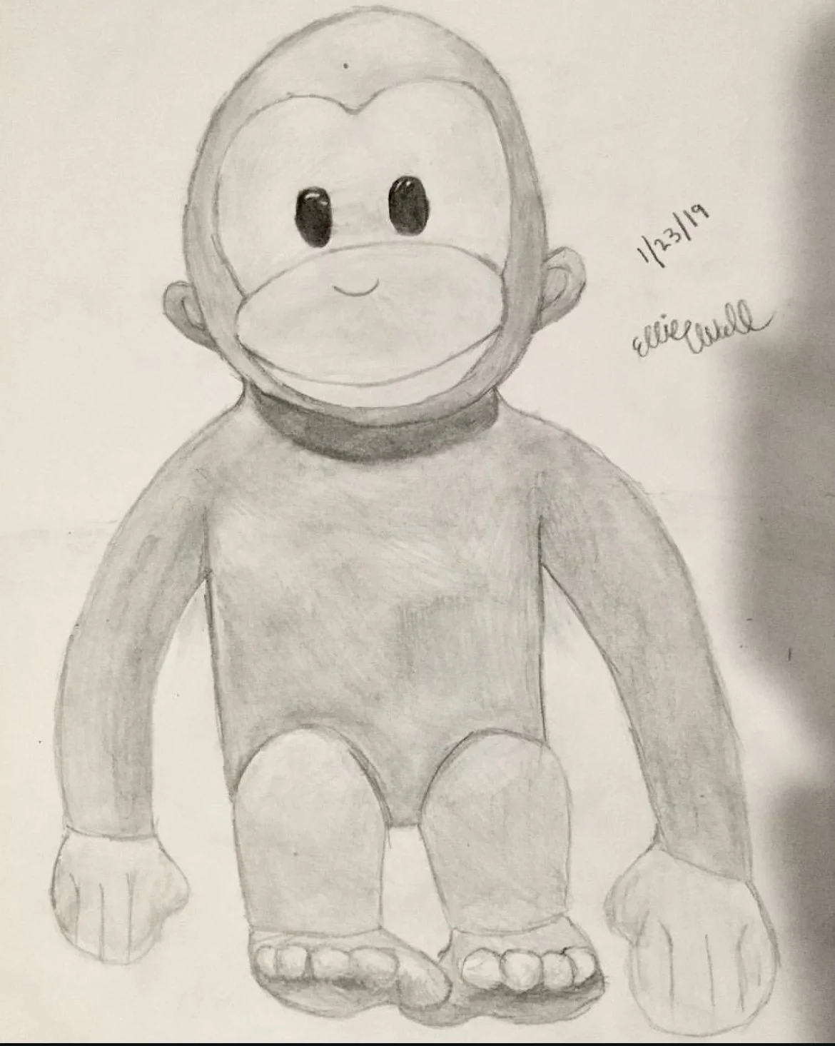 Art student: Ellie Wall, age 13